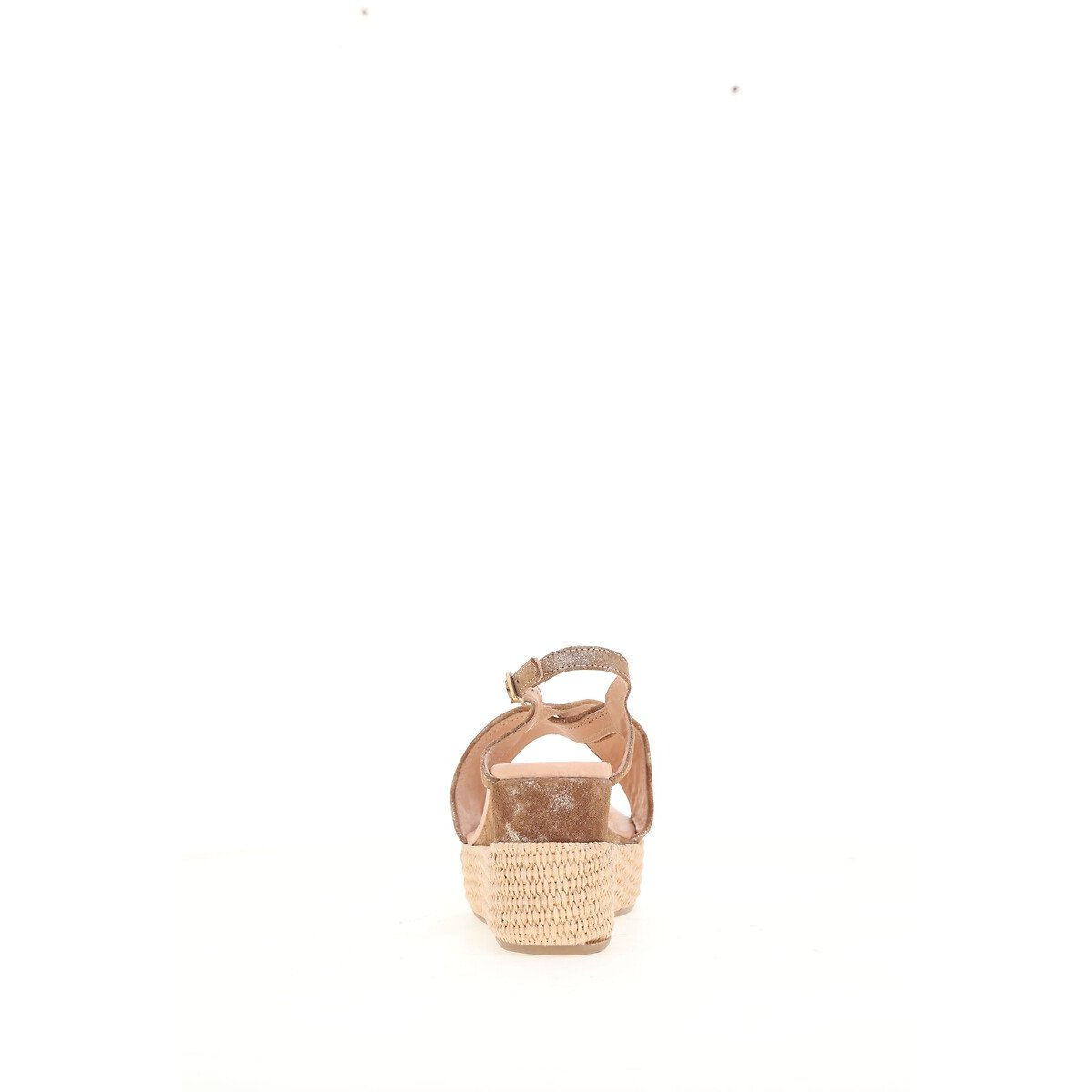 Leather Wedge Sandals tobacco, MJUS