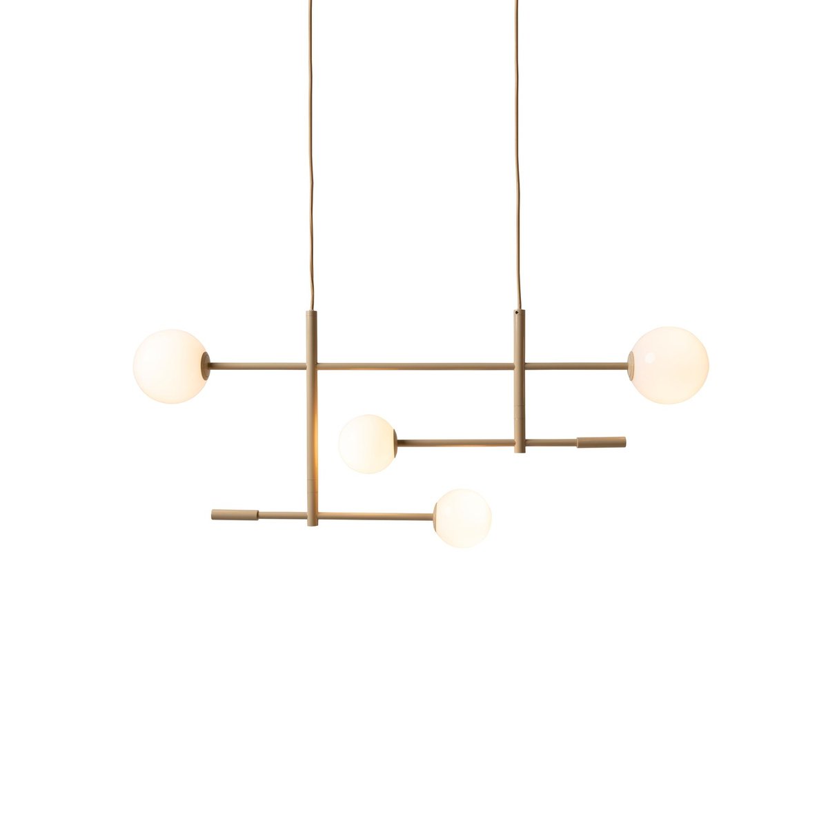 Lampe Suspendue Métal COPENHAGEN beige, IT'S ABOUT ROMI