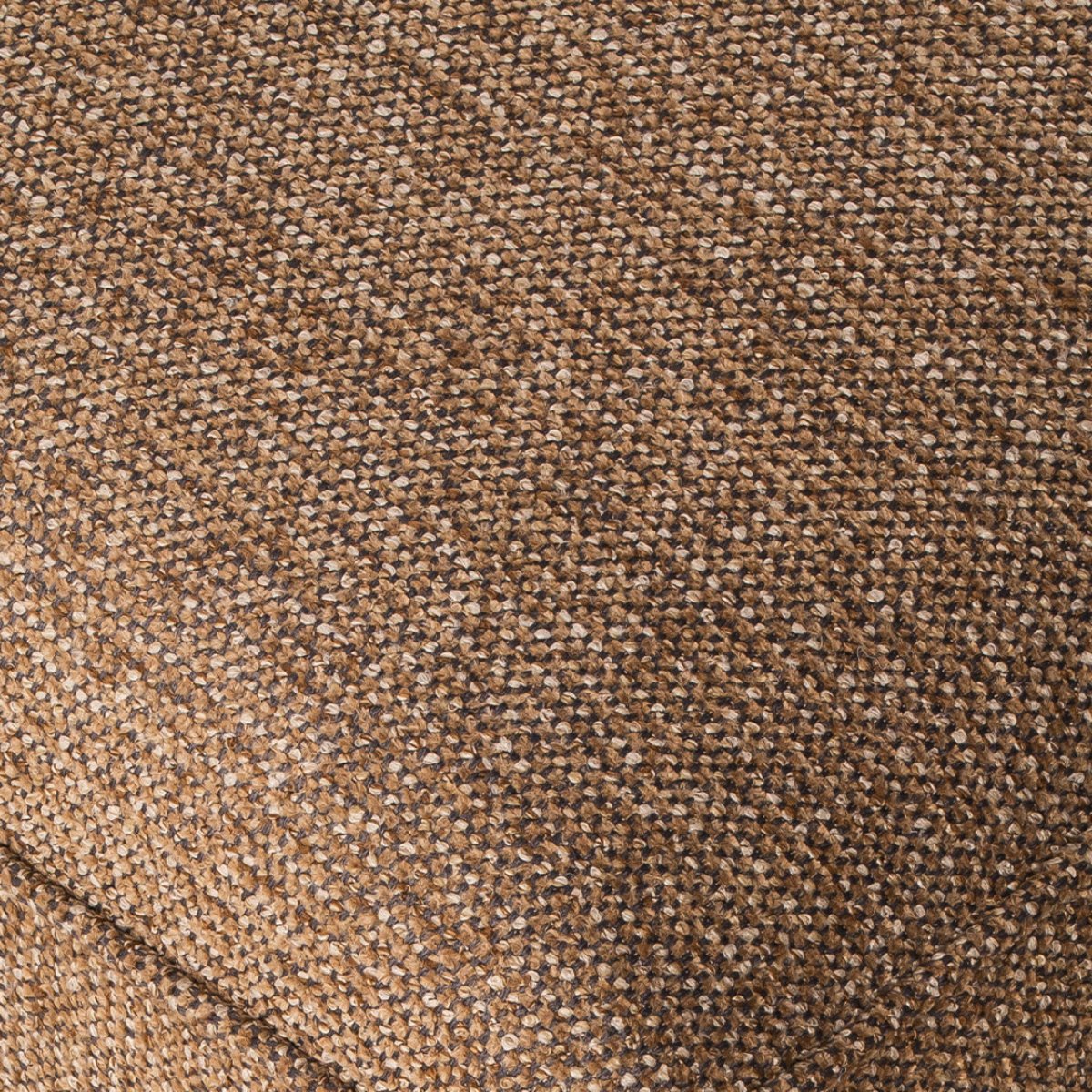 Canapé convertible ouverture express 2 places en tissu pieds bois foncé- VORNAY caramel chiné, DRAWER