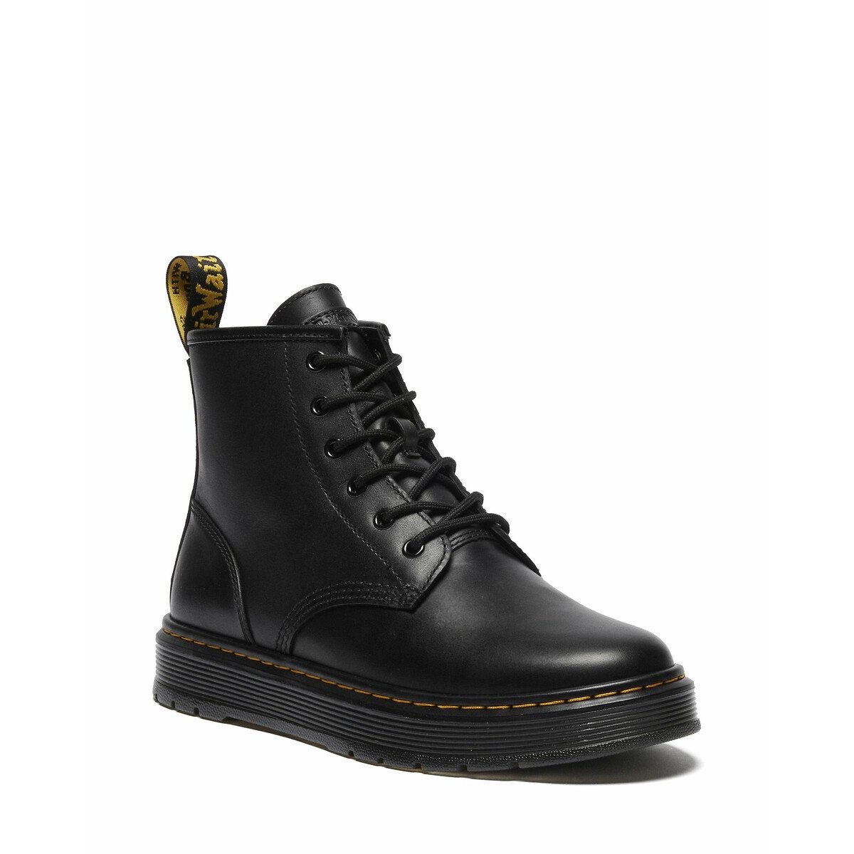 Brookline Chukka boots van soepel leer Lusso zwart, DR. MARTENS