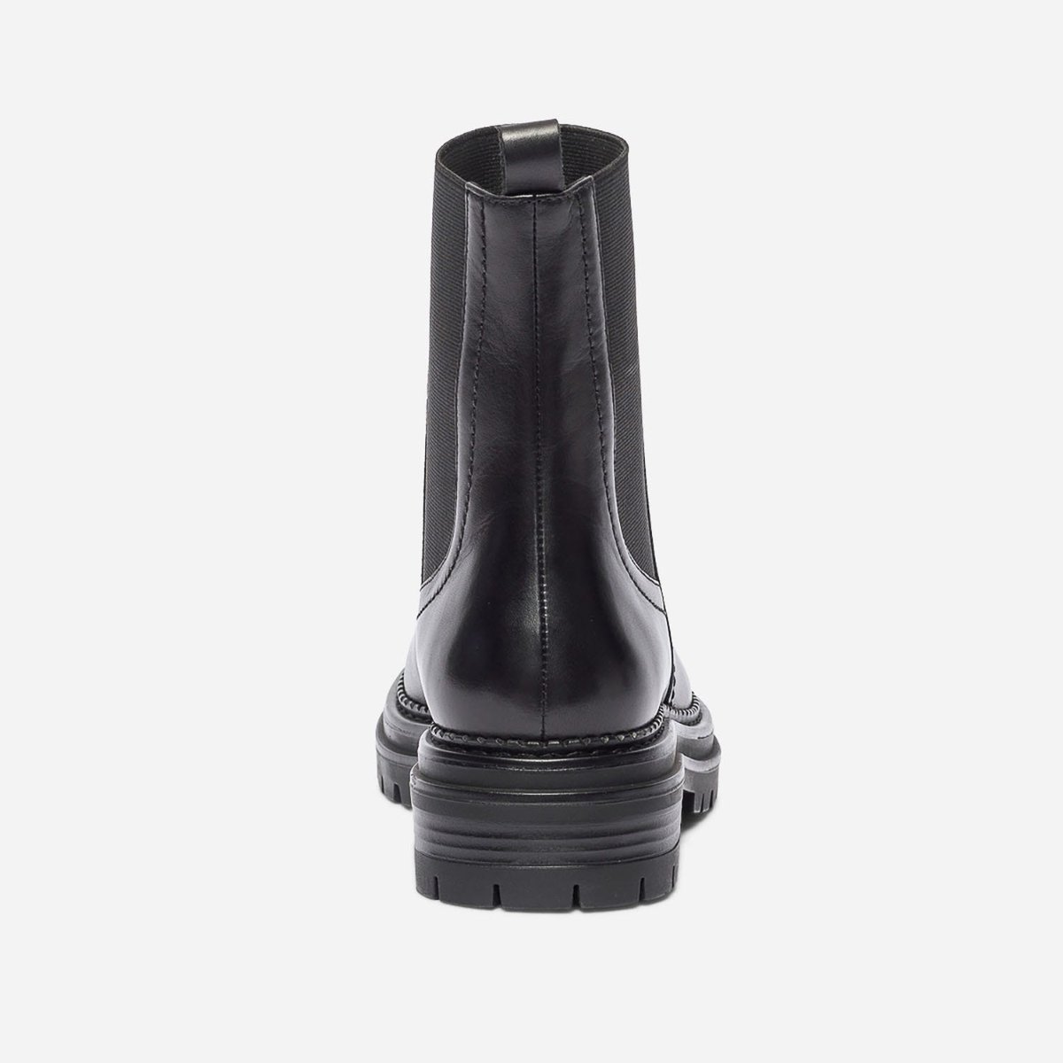 Boots en cuir POEY noir, TEXTO