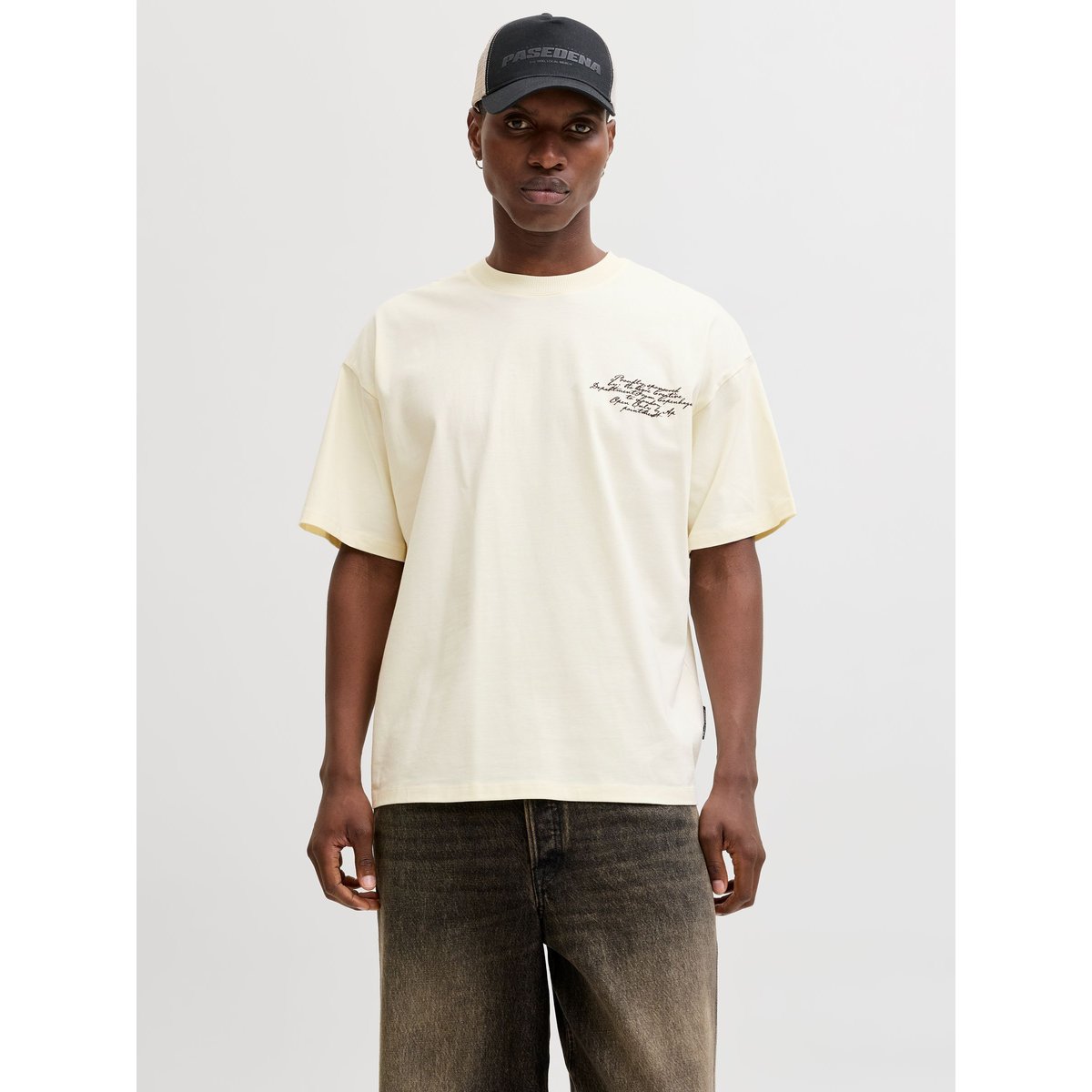 T-Shirt jaune - sweet corn, JACK & JONES