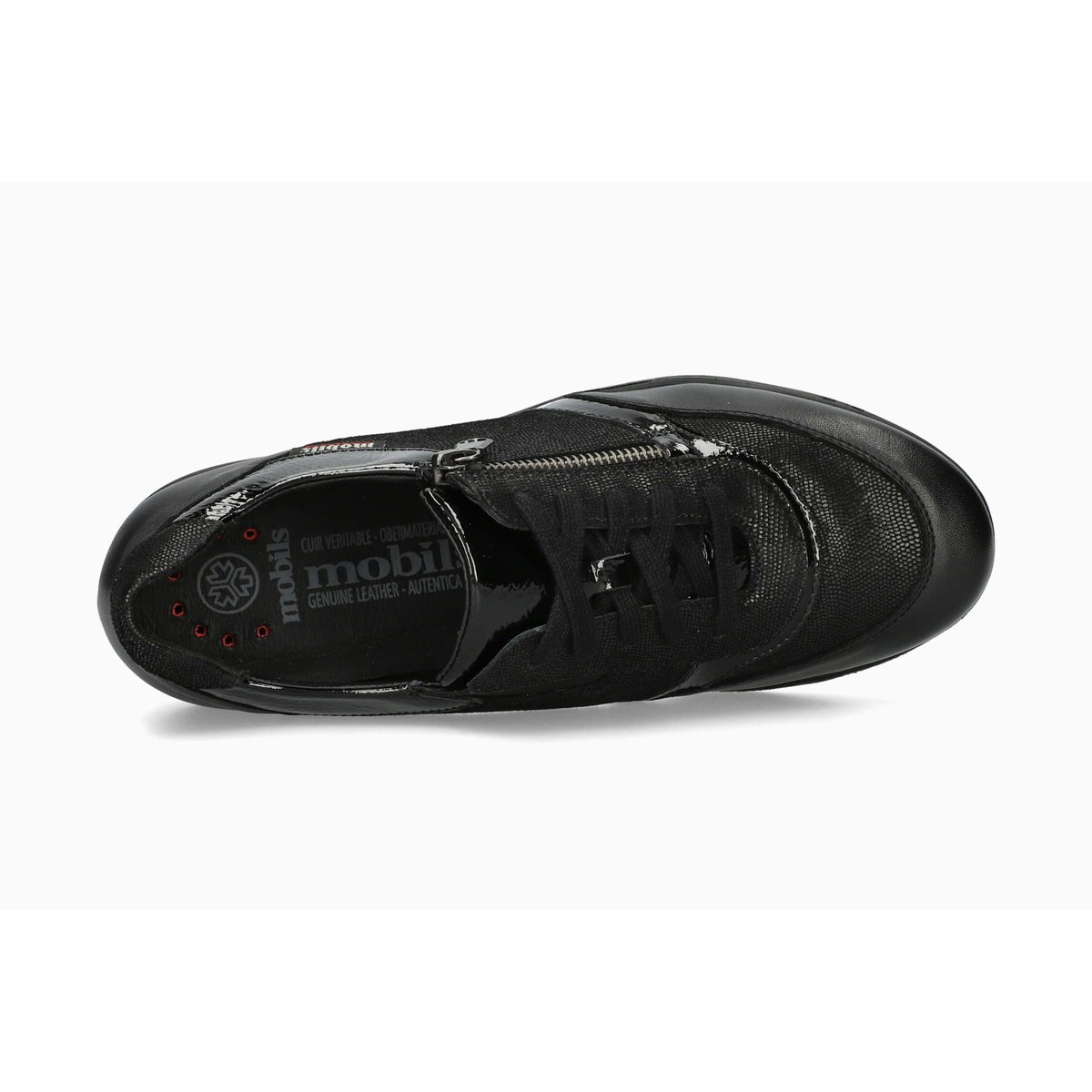 Baskets en cuir TAMALYA noir p5149, MEPHISTO