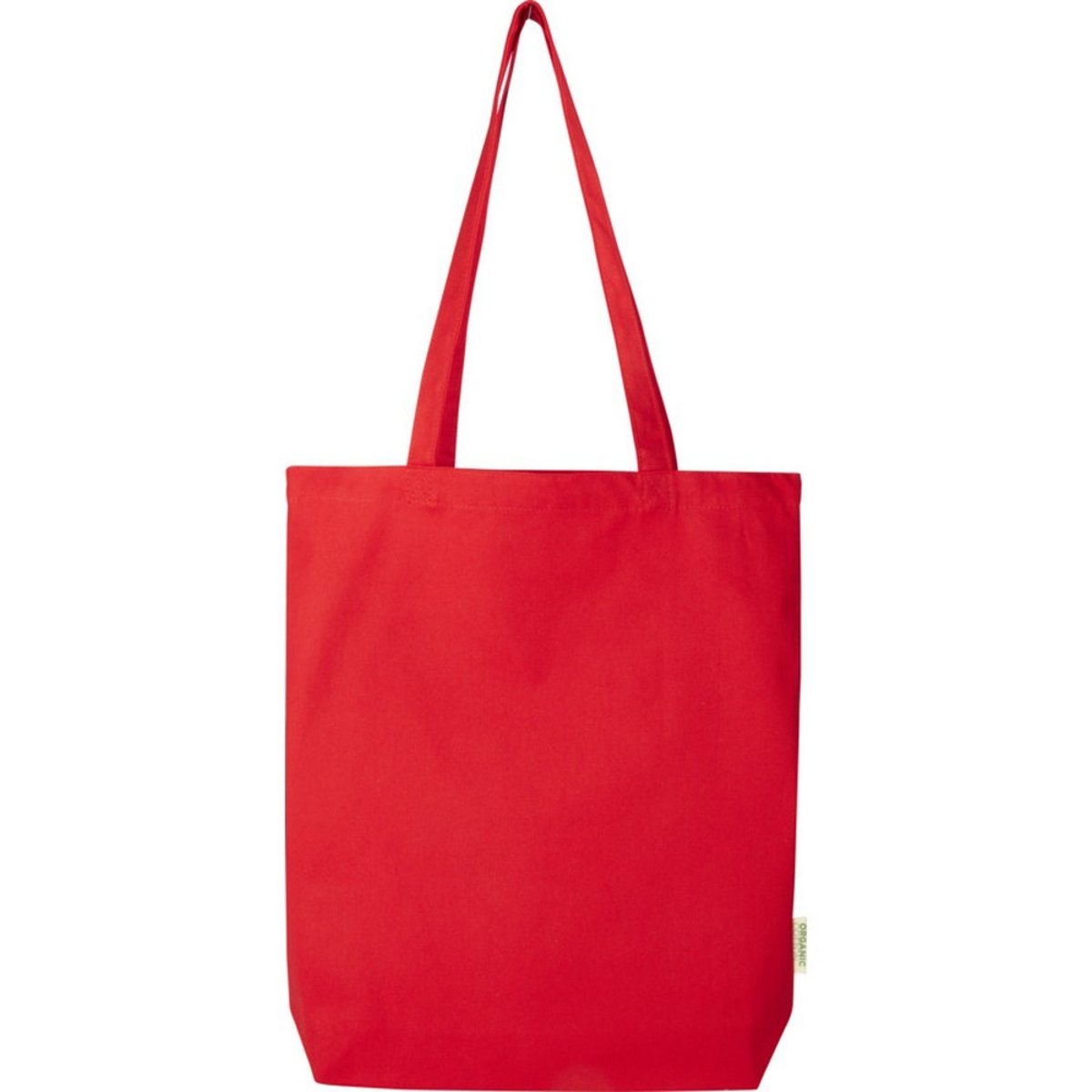 Tote bag en coton bio ODISHA rouge, FLOSO