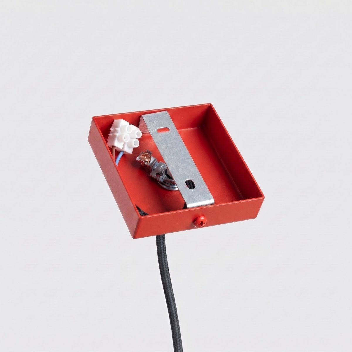 Suspension Aluminium Rouge GU10 1 KARBON rouge, EDEN