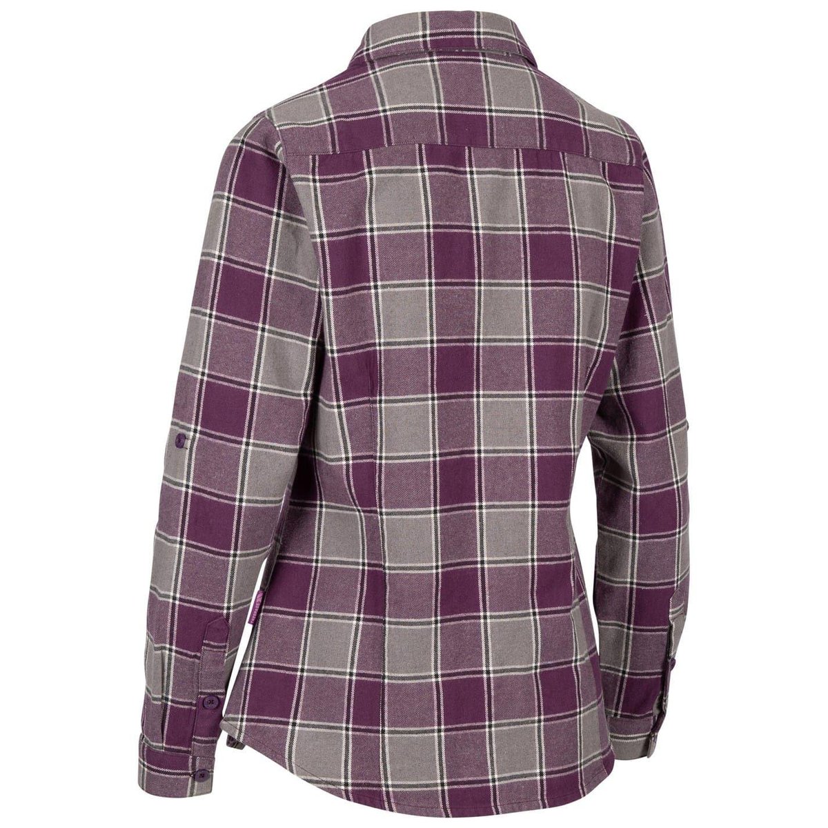 Chemise manches longues motif/style à carreaux MINDY mauve foncé à carreaux, TRESPASS