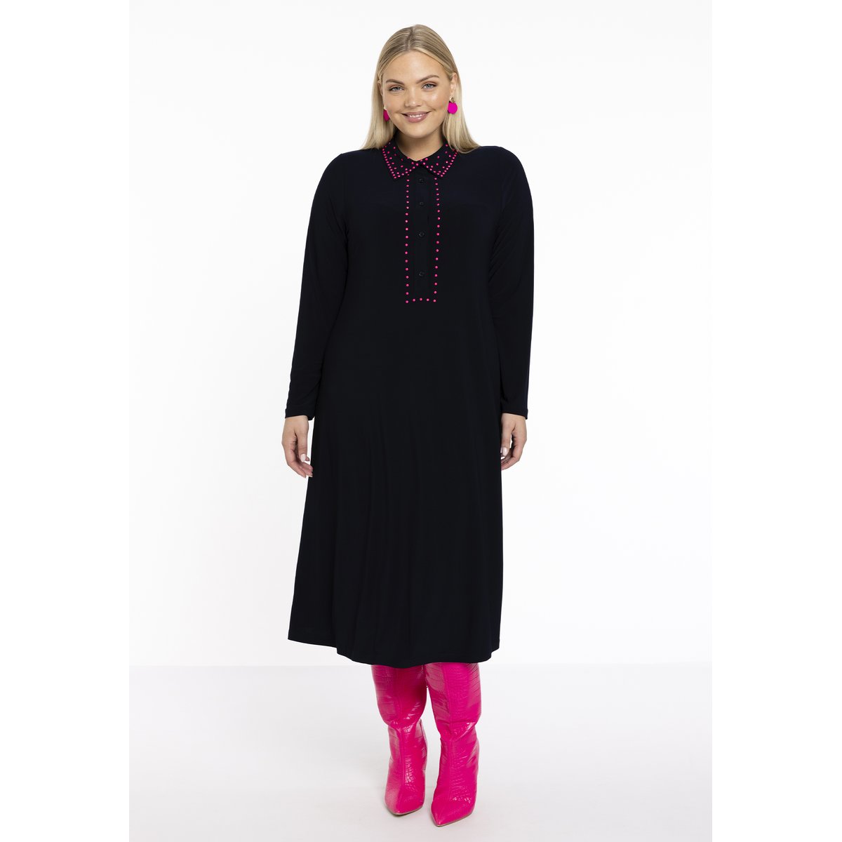 Robe imprimé bleu, YOEK