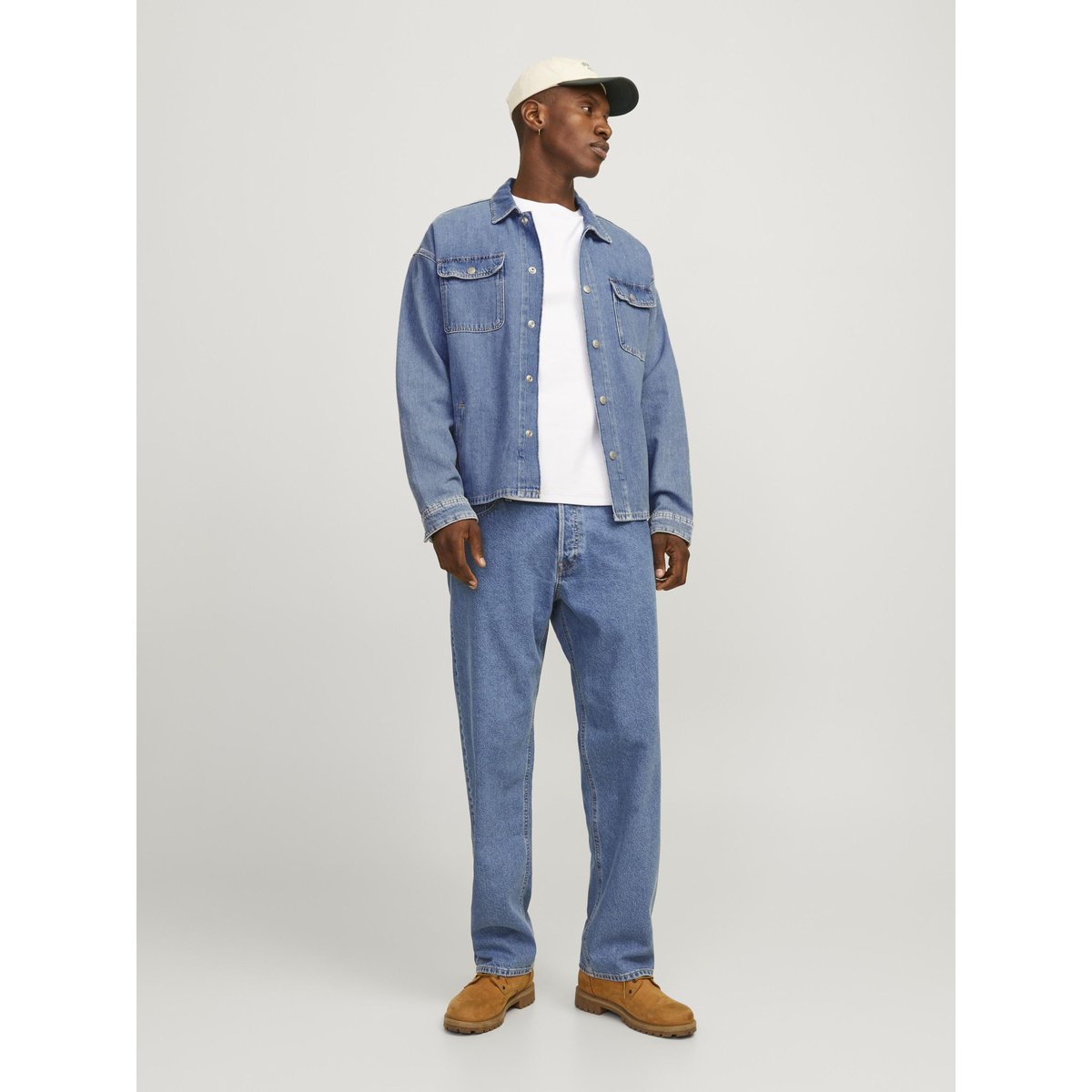 Jean À Coupe Loose blue denim, JACK & JONES