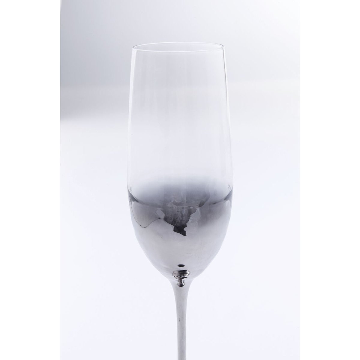 Lot de 4 flûtes à champagne, NIGHT SKY argent, KARE DESIGN