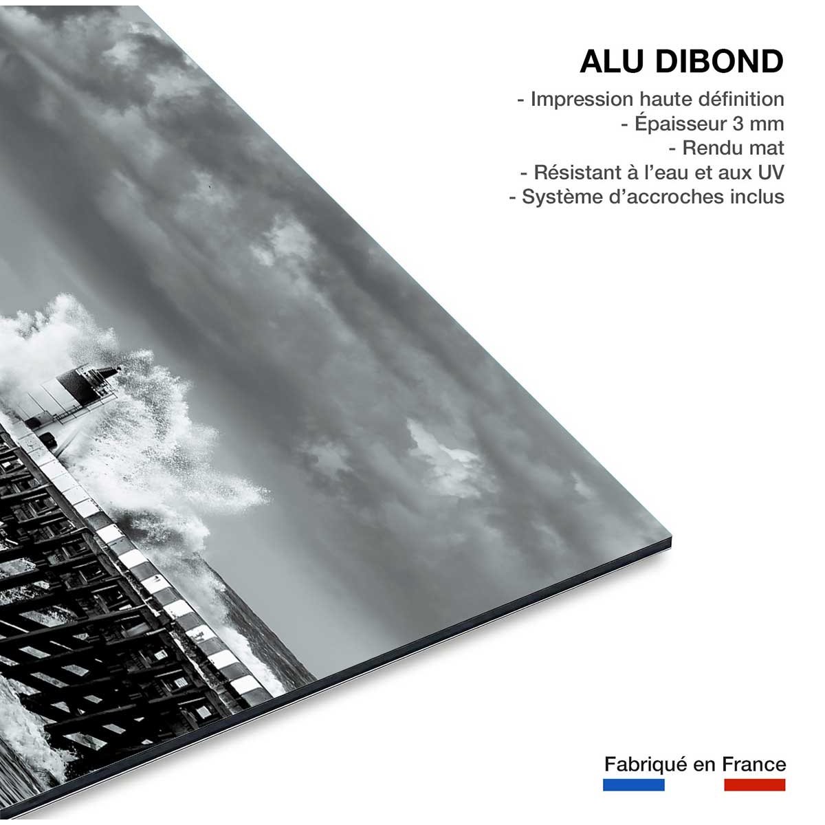 Tableau Tableau photo la passe de capbreton tableau alu dibond, HEXOA