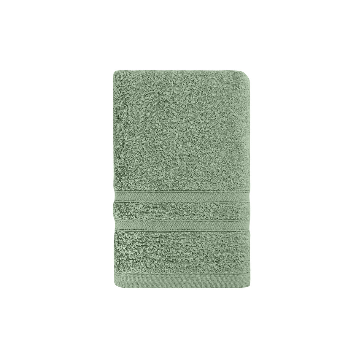 Ensemble coton bio 4 pièces ORGANIKA (2 serviettes + 2 draps de bain) sauge, SENSEI MAISON