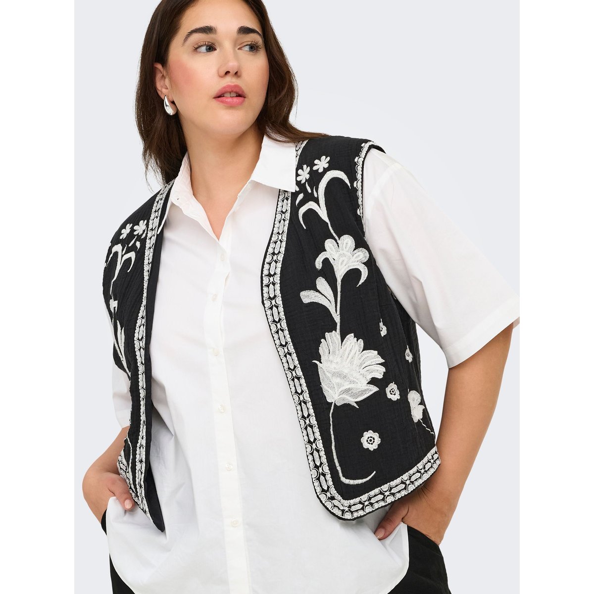 Top noire - black, ONLY CARMAKOMA
