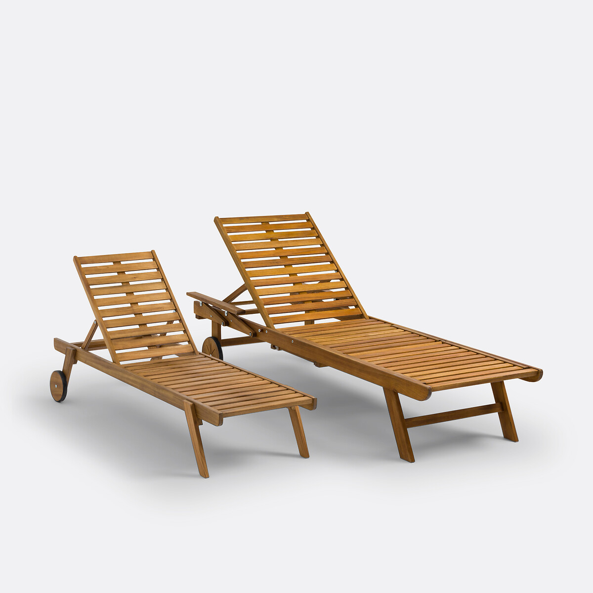 Bain de soleil enfant en acacia, Aksel acacia, LA REDOUTE INTERIEURS