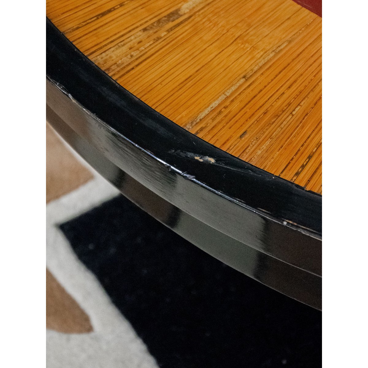 Table basse en bois japonisante Donna N°686 - Bon état bois clair, DEBONGOUT