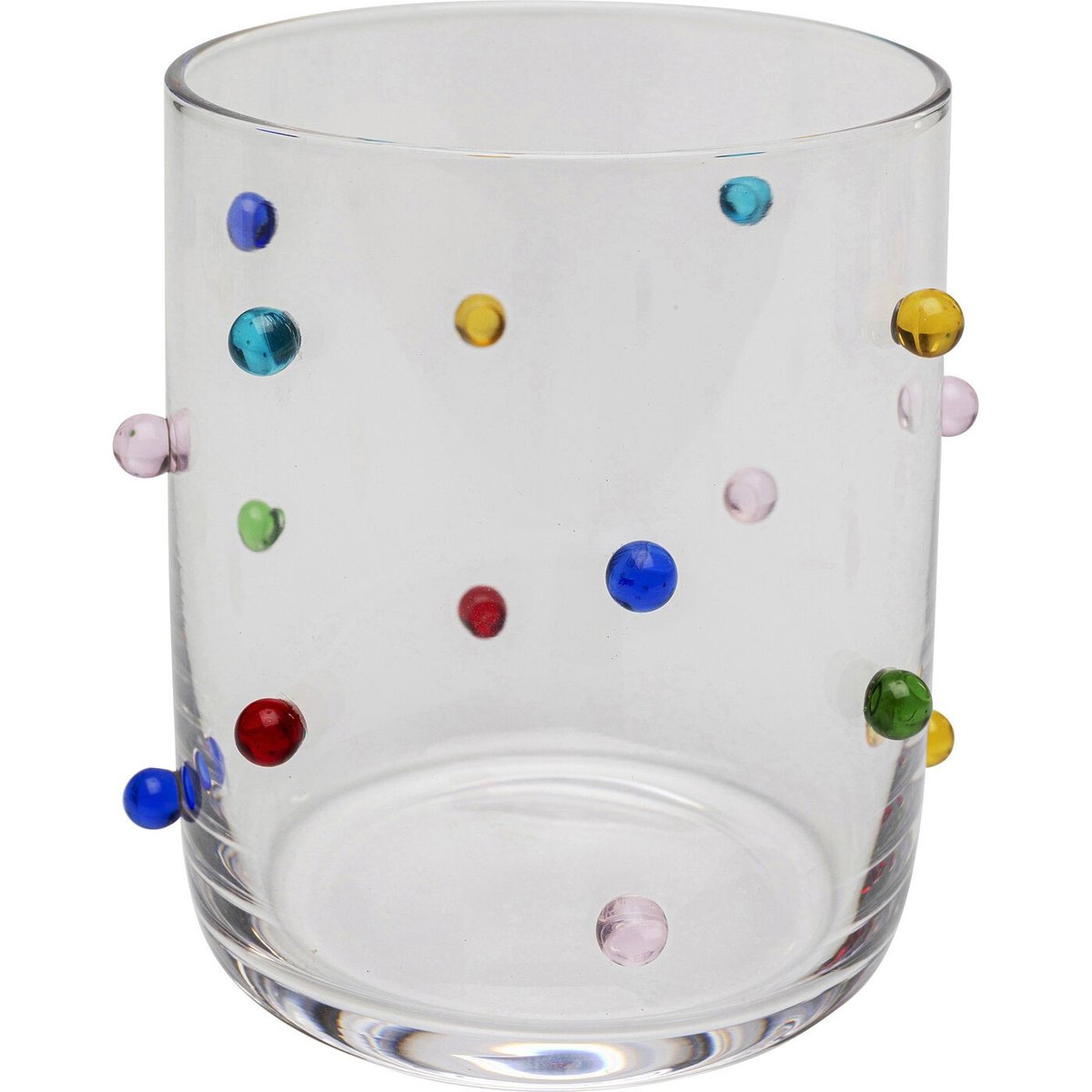 Lot de 4 verres à eau, PARTY DOTS transparent, KARE DESIGN