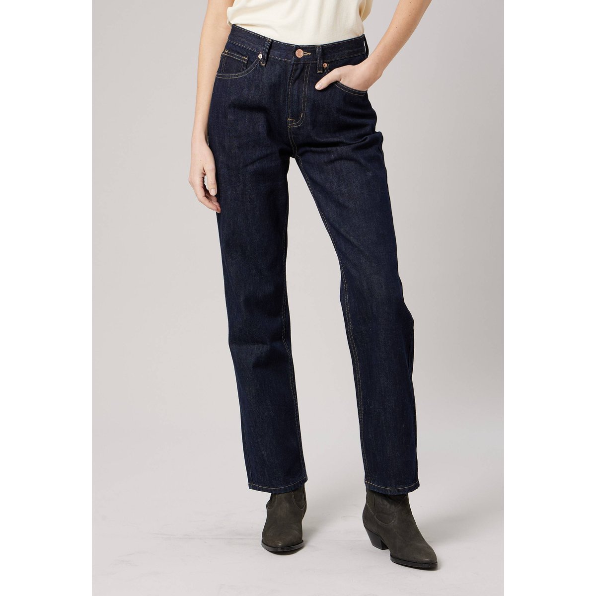 Jean brut regular femme PAMY brut, DEELUXE