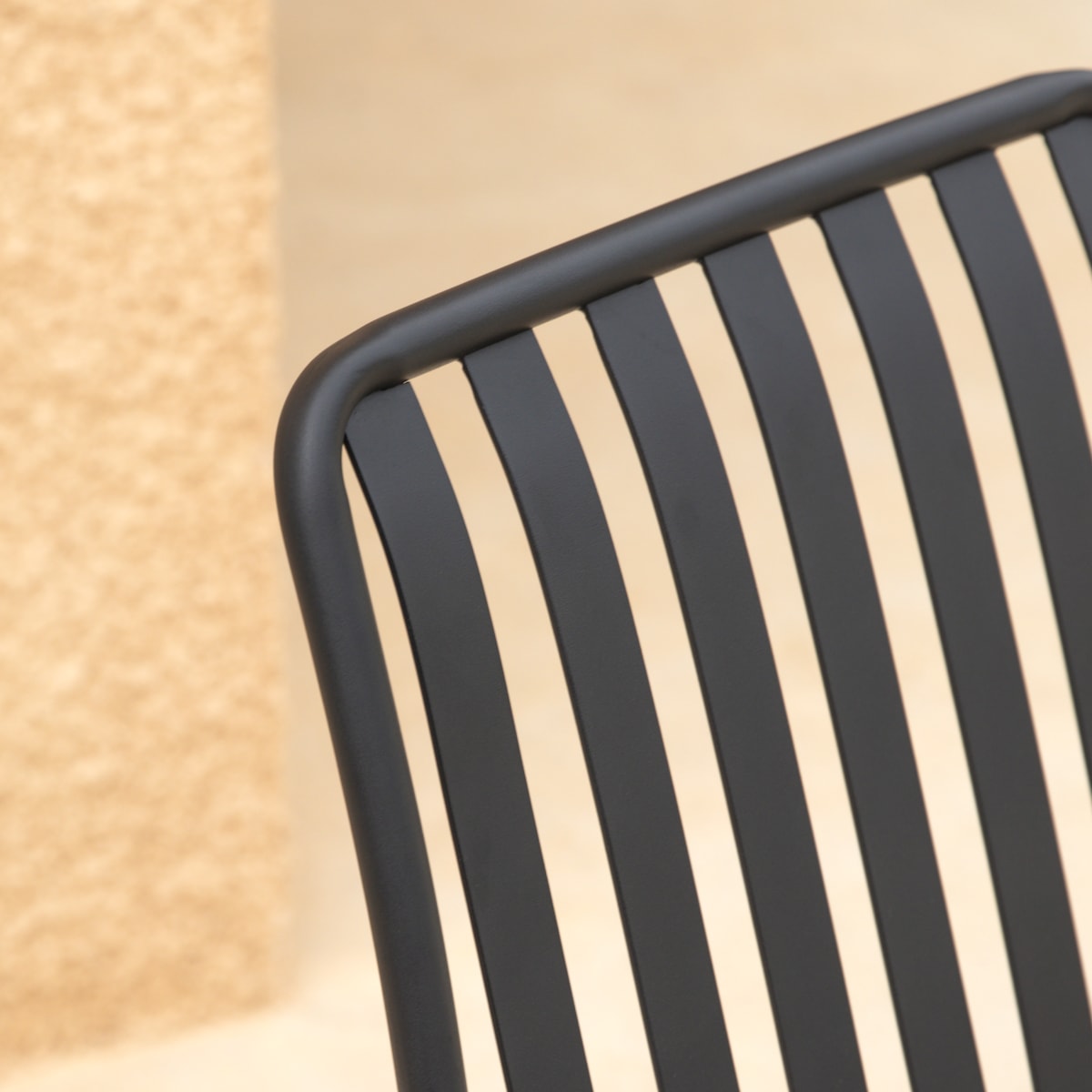 Chaise de jardin en Métal, GABY noir, TIKAMOON