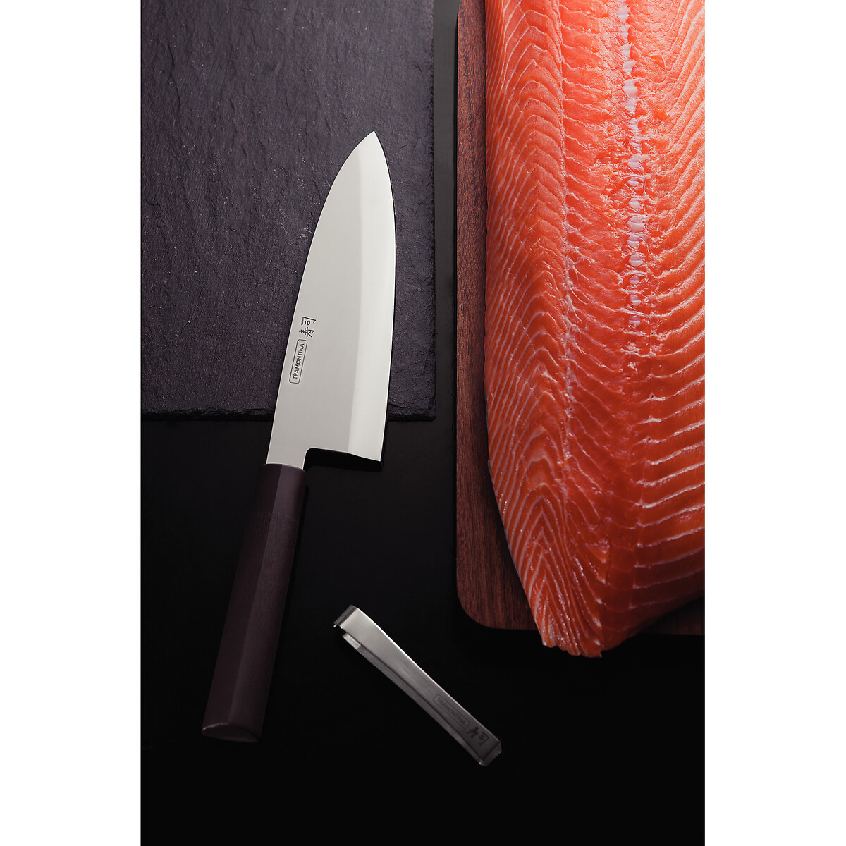 Faca Deba Sushi Silver 8", Tramontina castanho, TRAMONTINA