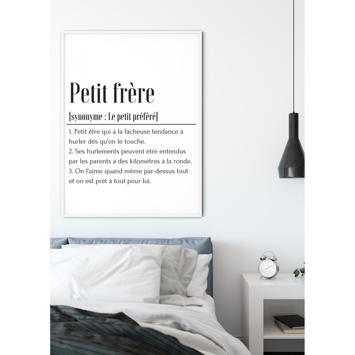 Affiche Définition Petit frère blanc, L'AFFICHERIE