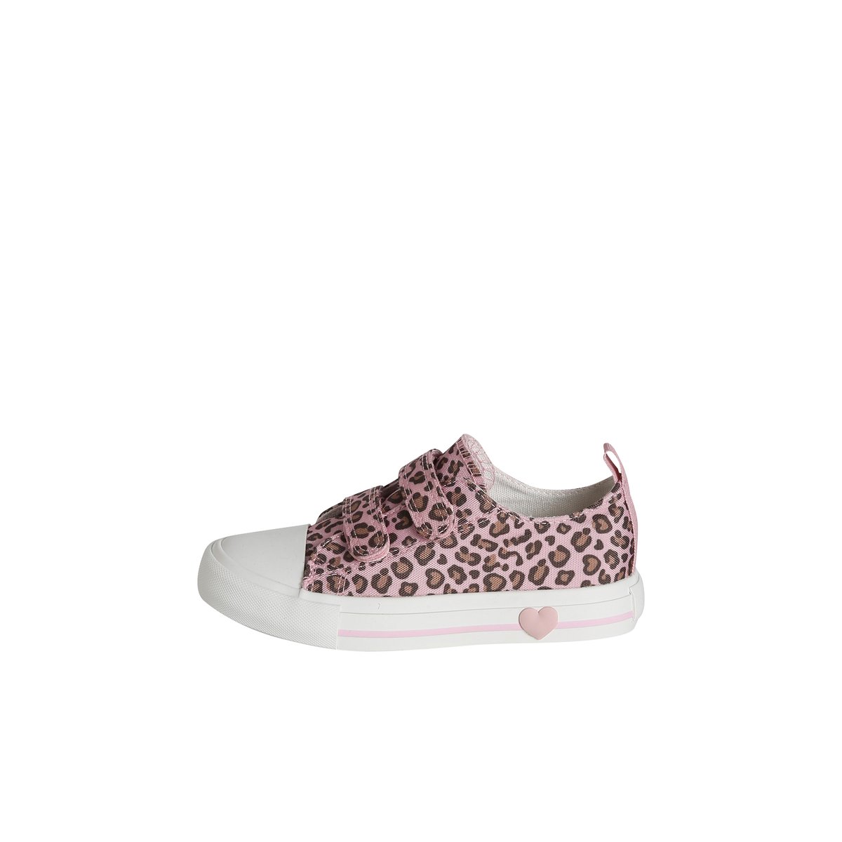 Baskets scratchées toile imprimée collection maternelle rose imprimé, VERTBAUDET