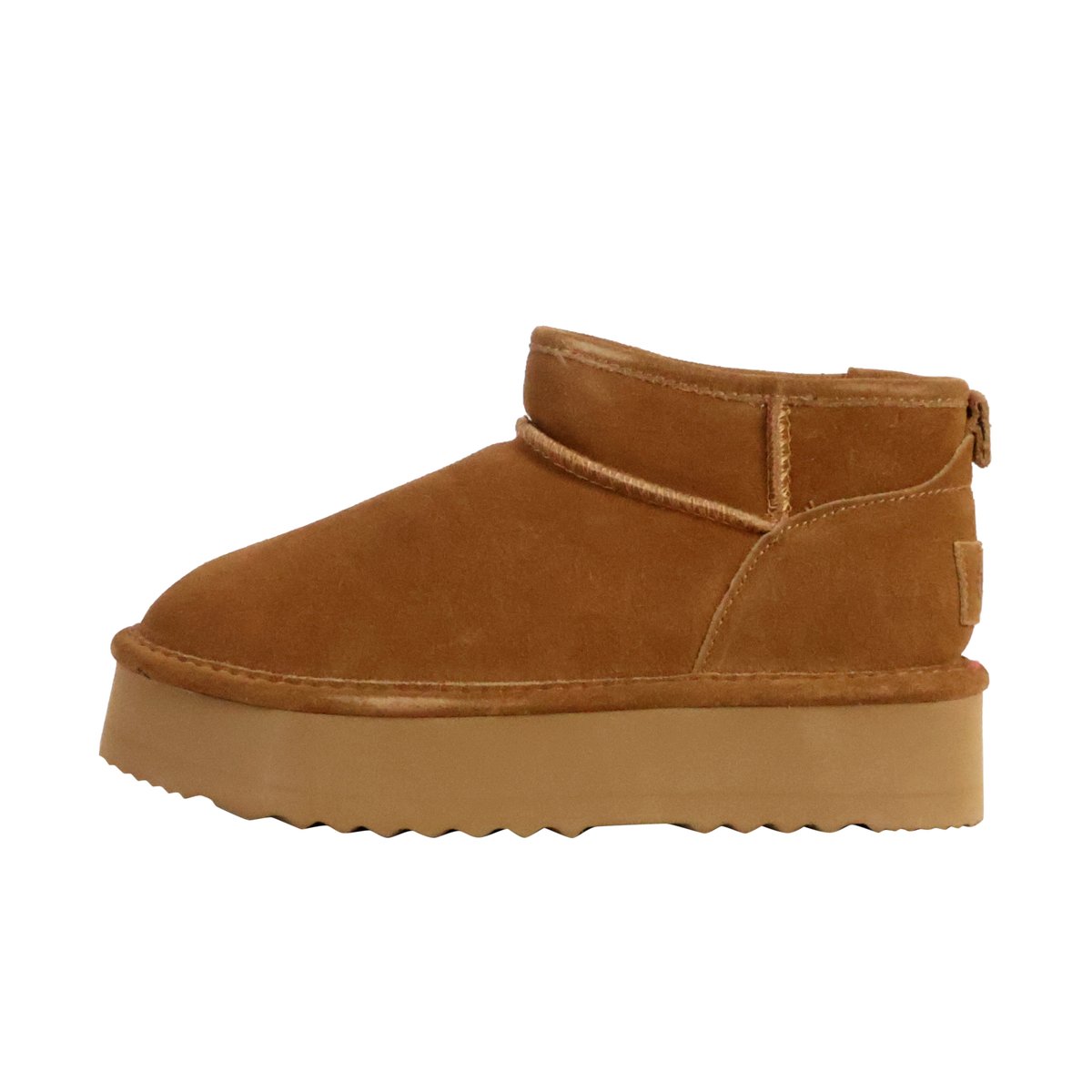 Bottines Cuir camel, NATURAL WORLD