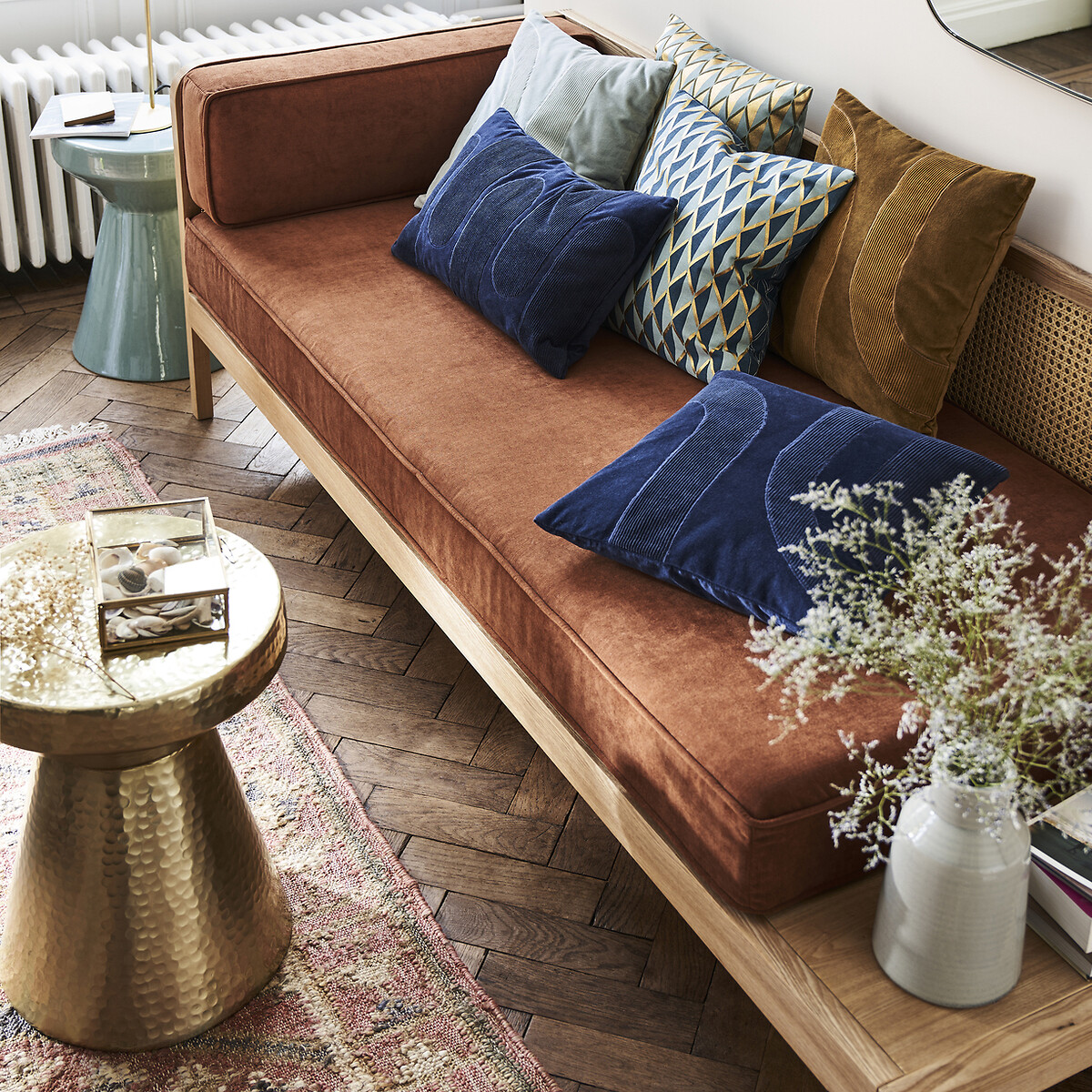 Daybed Scillia vert eucalyptus, LA REDOUTE INTERIEURS