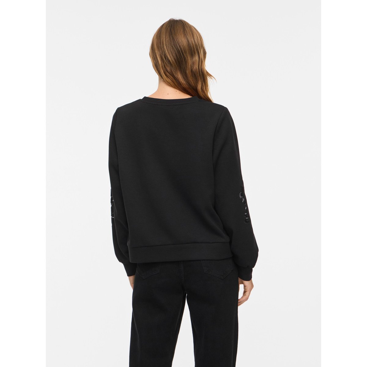 Sweat-Shirt À Manches Longues noir - black beauty1, VILA