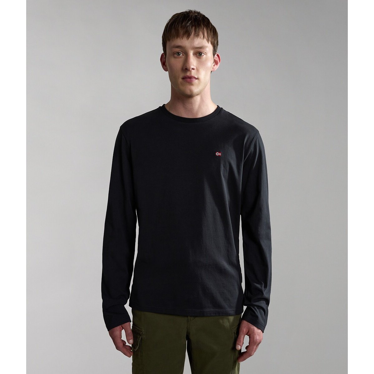 T-shirt manches longues Salis noir, NAPAPIJRI