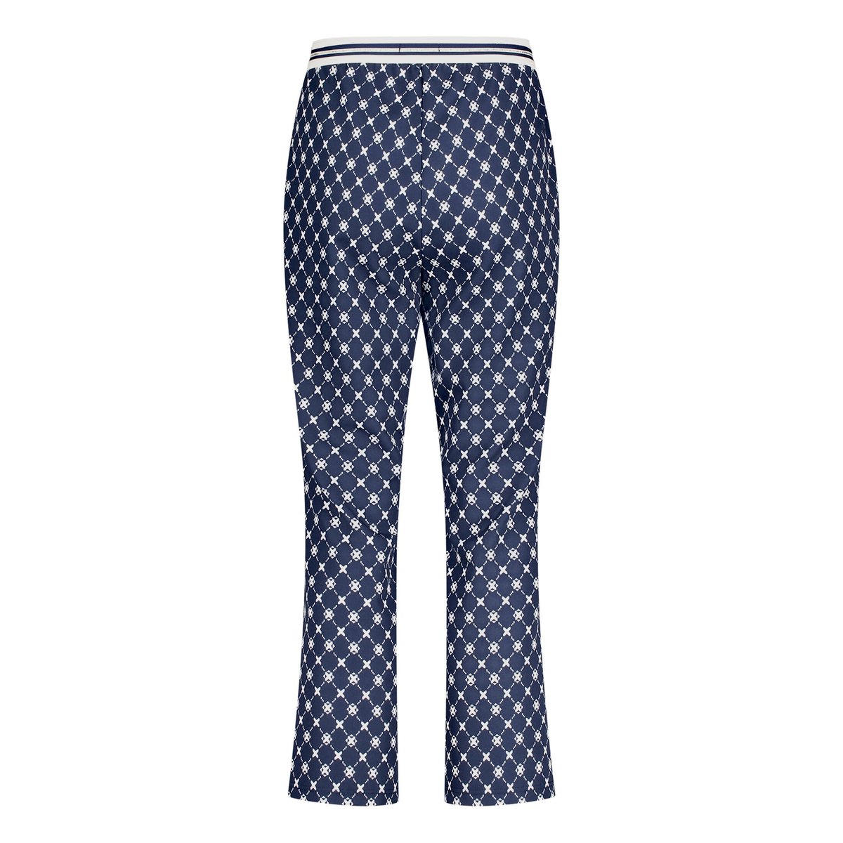 Pantalon casual coupe slim fit bleu/blanc, BETTY BARCLAY