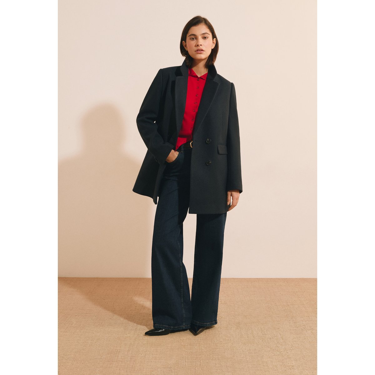 ETAM GROSSE PIECE MADIM - MANTEAU encre, ETAM