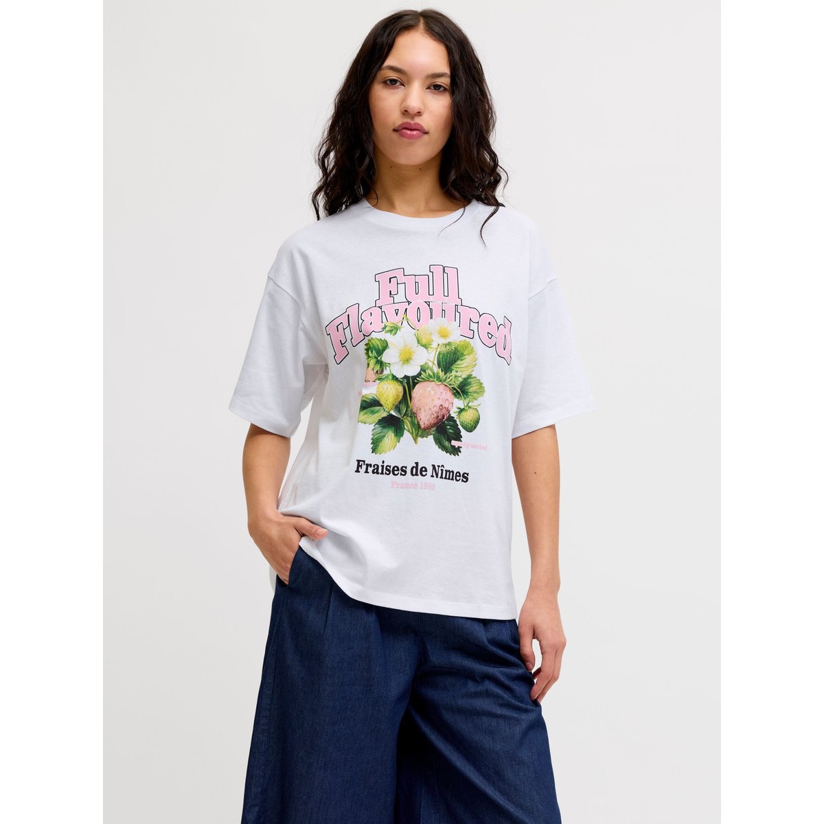 T-Shirt bright white, JJXX