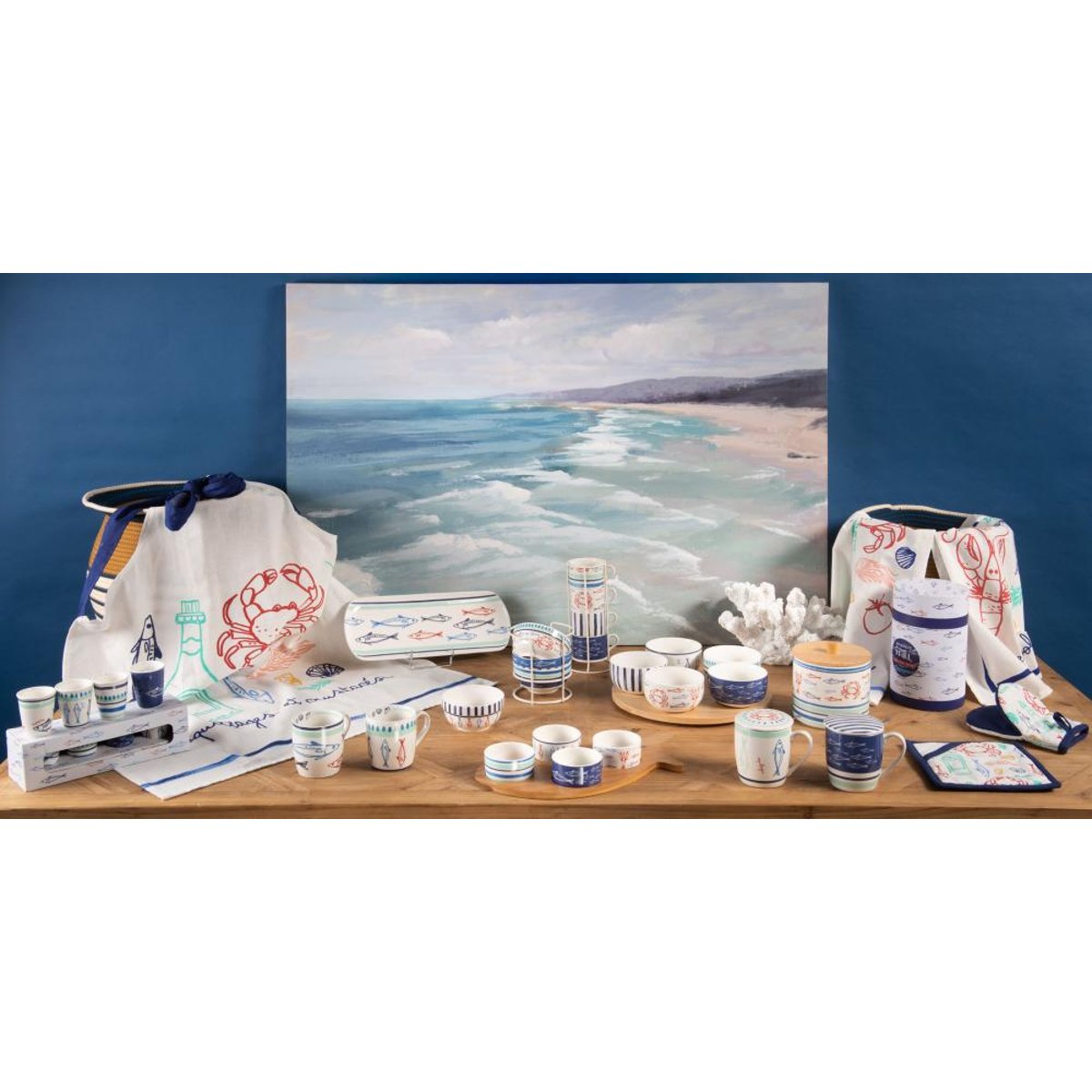 Coffret 4 tasses expresso Arial blanc, AMADEUS