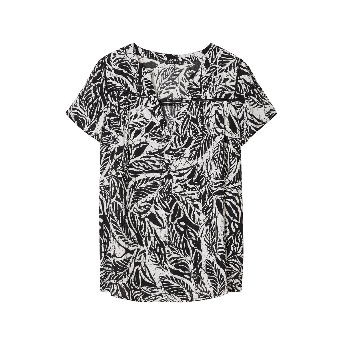 Blouse manches courtes noir, BREAL