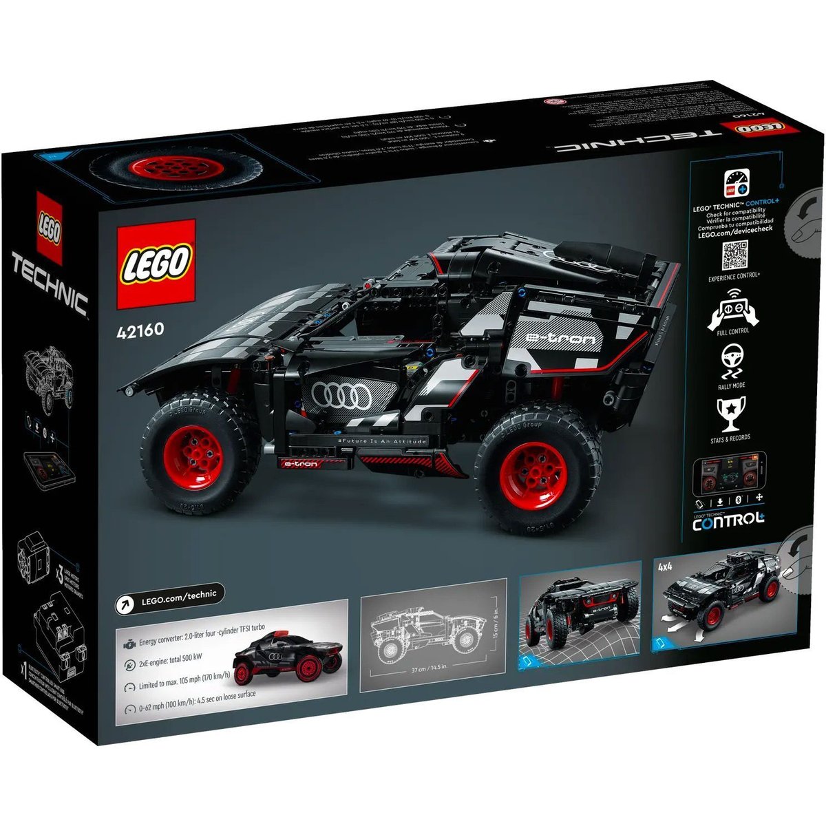 LEGO Technic - Audi RS Q e-tron - 42160 multicolore, LEGO