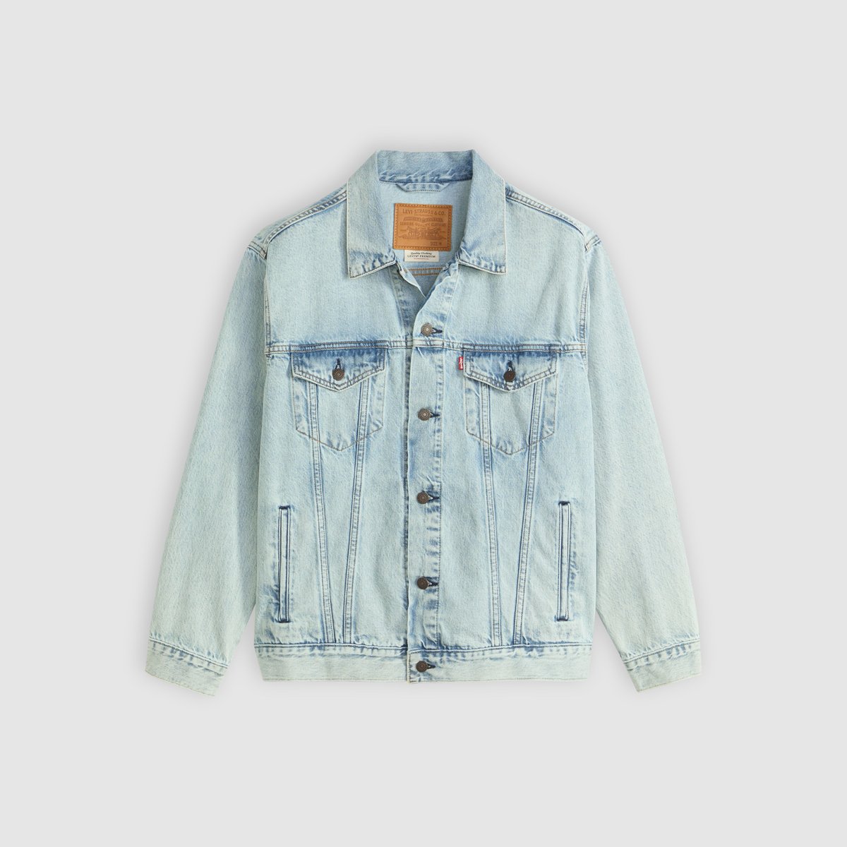 Veste trucker Type III coupe ample bleu - brightside trk, LEVI'S