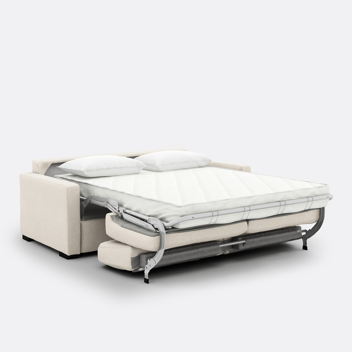 Canapé convertible 2, 3 ou 4 places, Comfort Bultex®, en polyester, TIMOR ecru, LA REDOUTE INTERIEURS