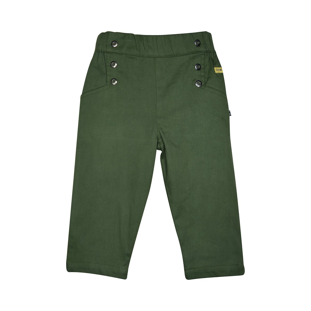 Pantalon sabia velours cotele enfant vert, SUCRE D'ORGE