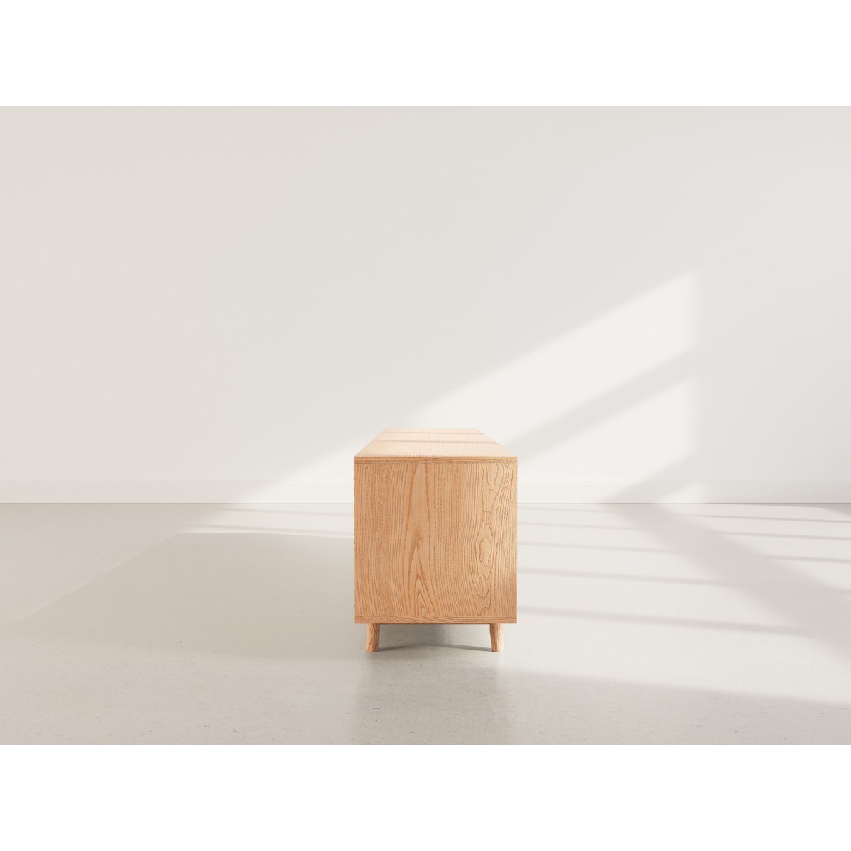 Meuble TV 2 portes 2 niches, FREYA bois, BEST MOBILIER