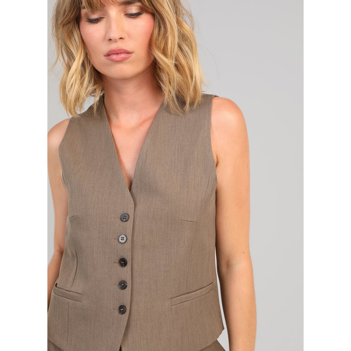 Veste ZALY taupe, AN'GE