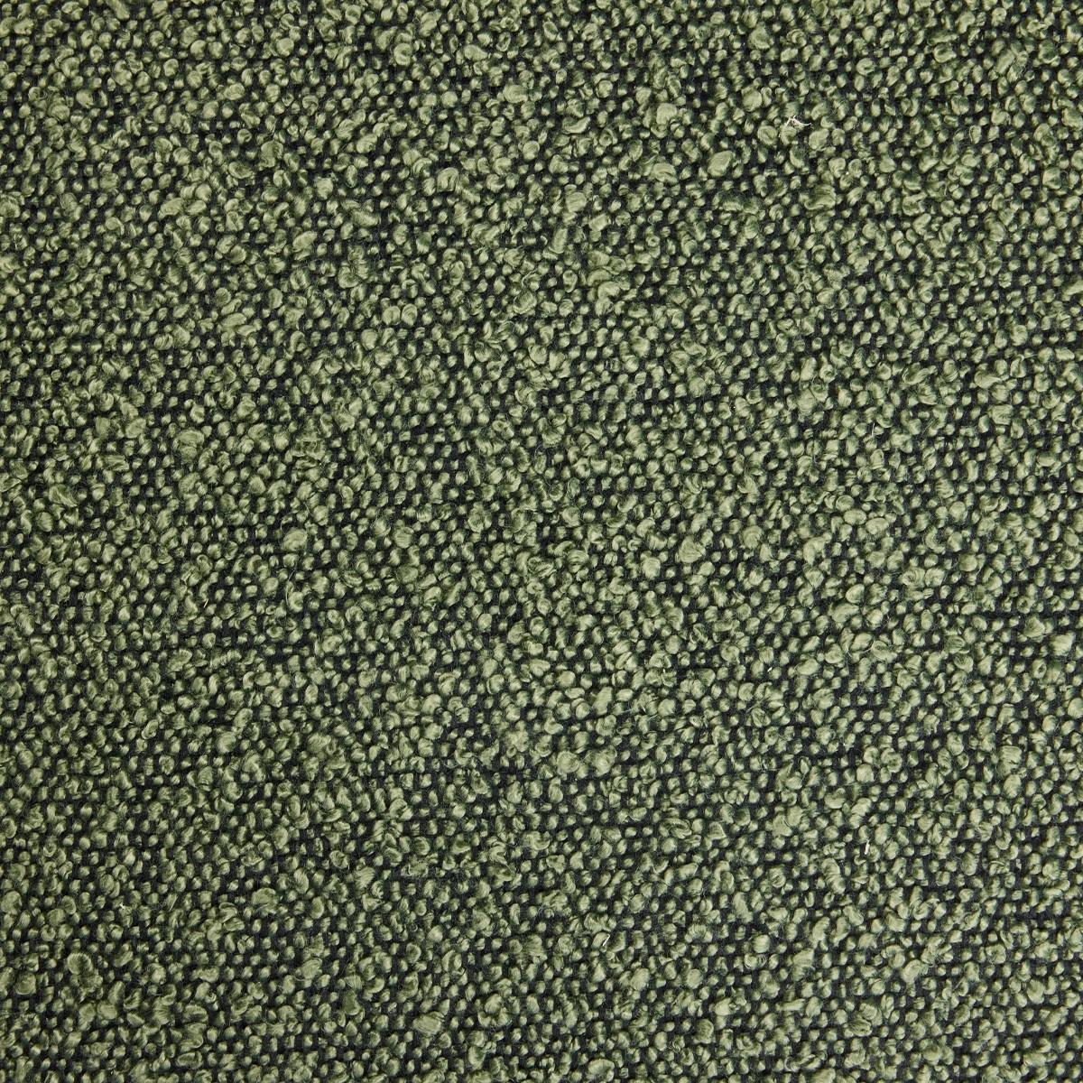 Fauteuil en bois et tissu bouclette - LANNA vert, HOMIFAB
