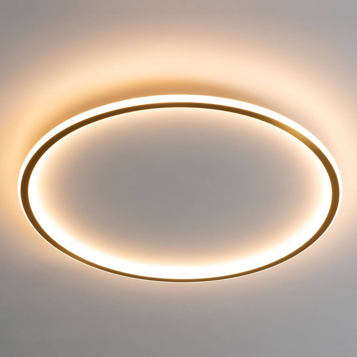 Plafonnier rond sophistiqué - ALESSIA doré / laiton, KOSILUM