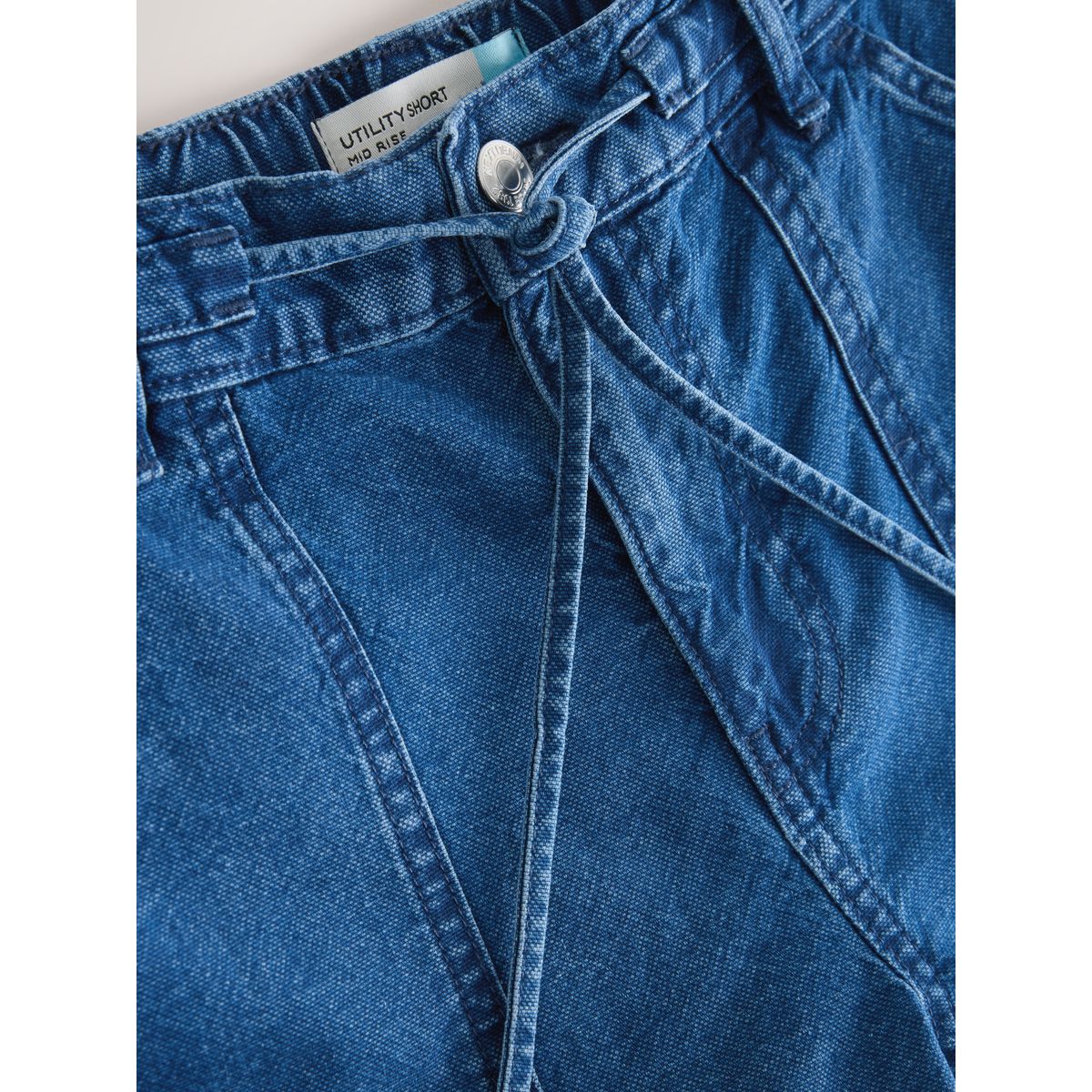 Short en jean style utilitaire bleu moyen, NEXT