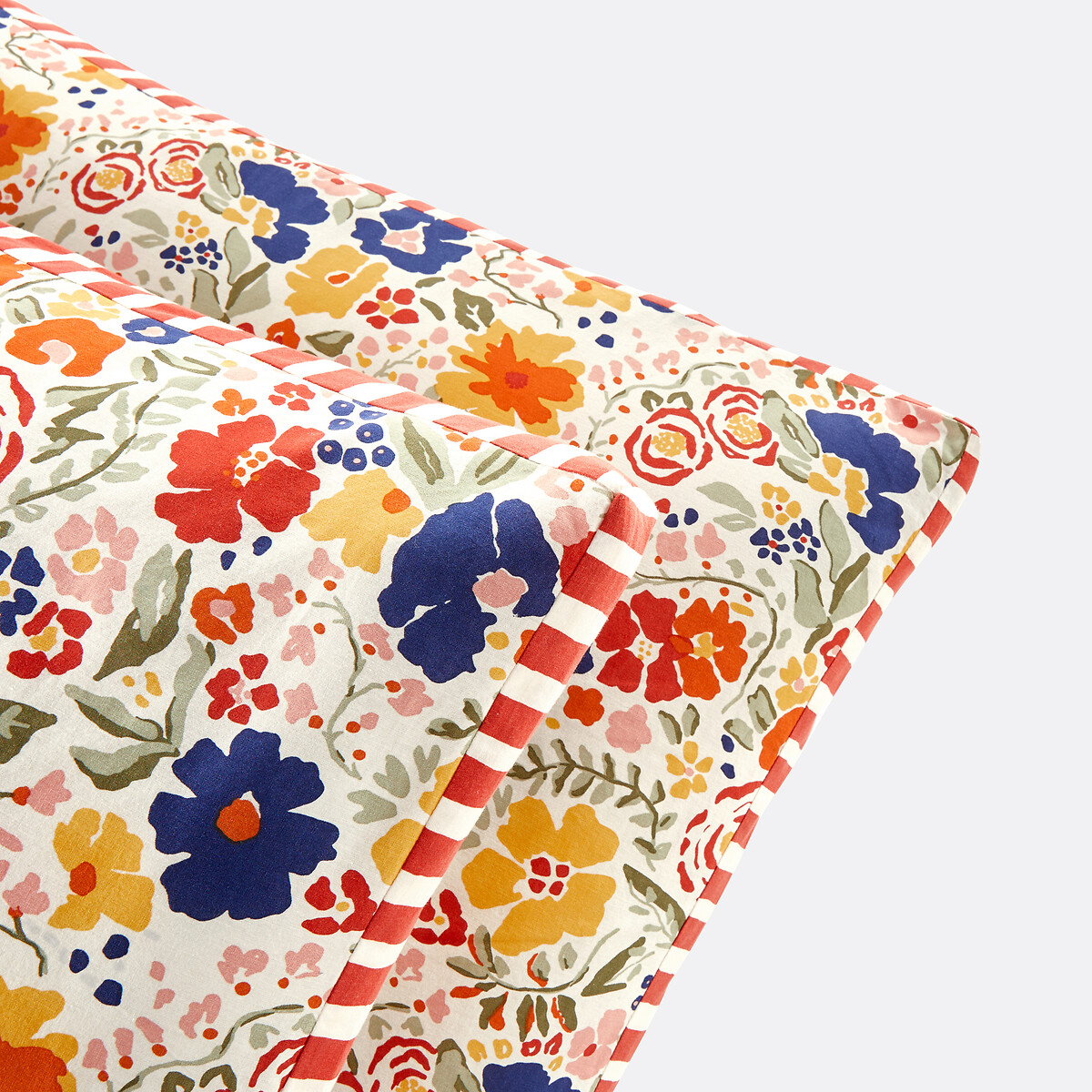 Kussensloop in gewassen katoen, Misène bloemenprint, LA REDOUTE INTERIEURS