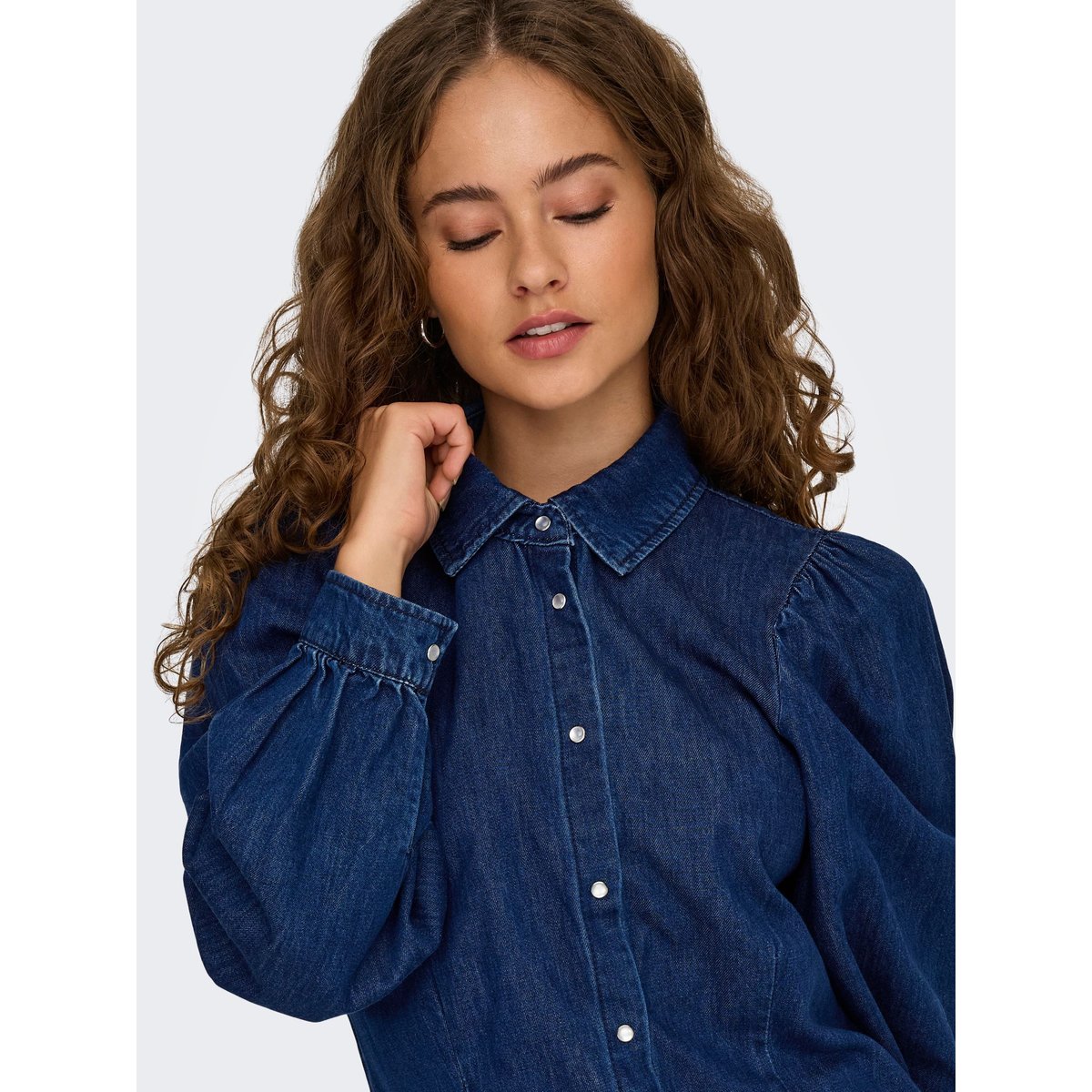 Chemise En Denim dark blue denim, ONLY