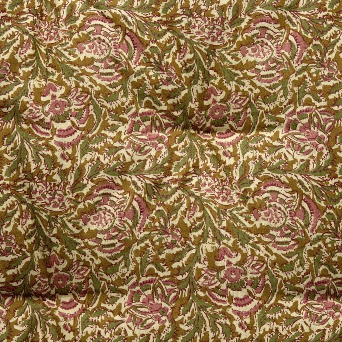 Matelas imprimé indien coton miel, MADAM STOLTZ