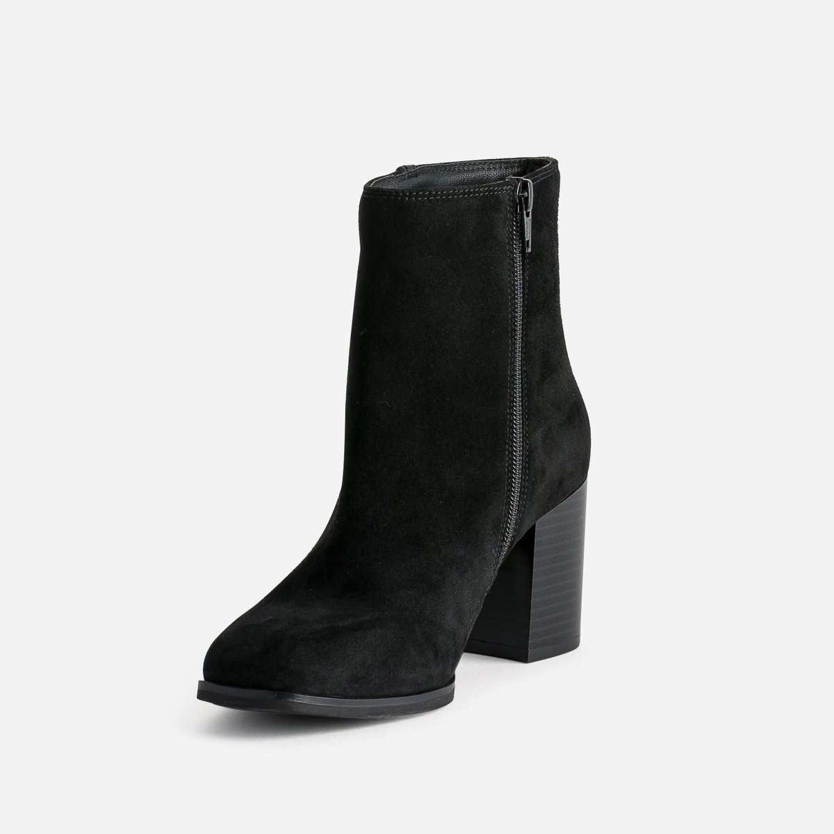 Boots À Talon en cuir CARENIE noir, ERAM