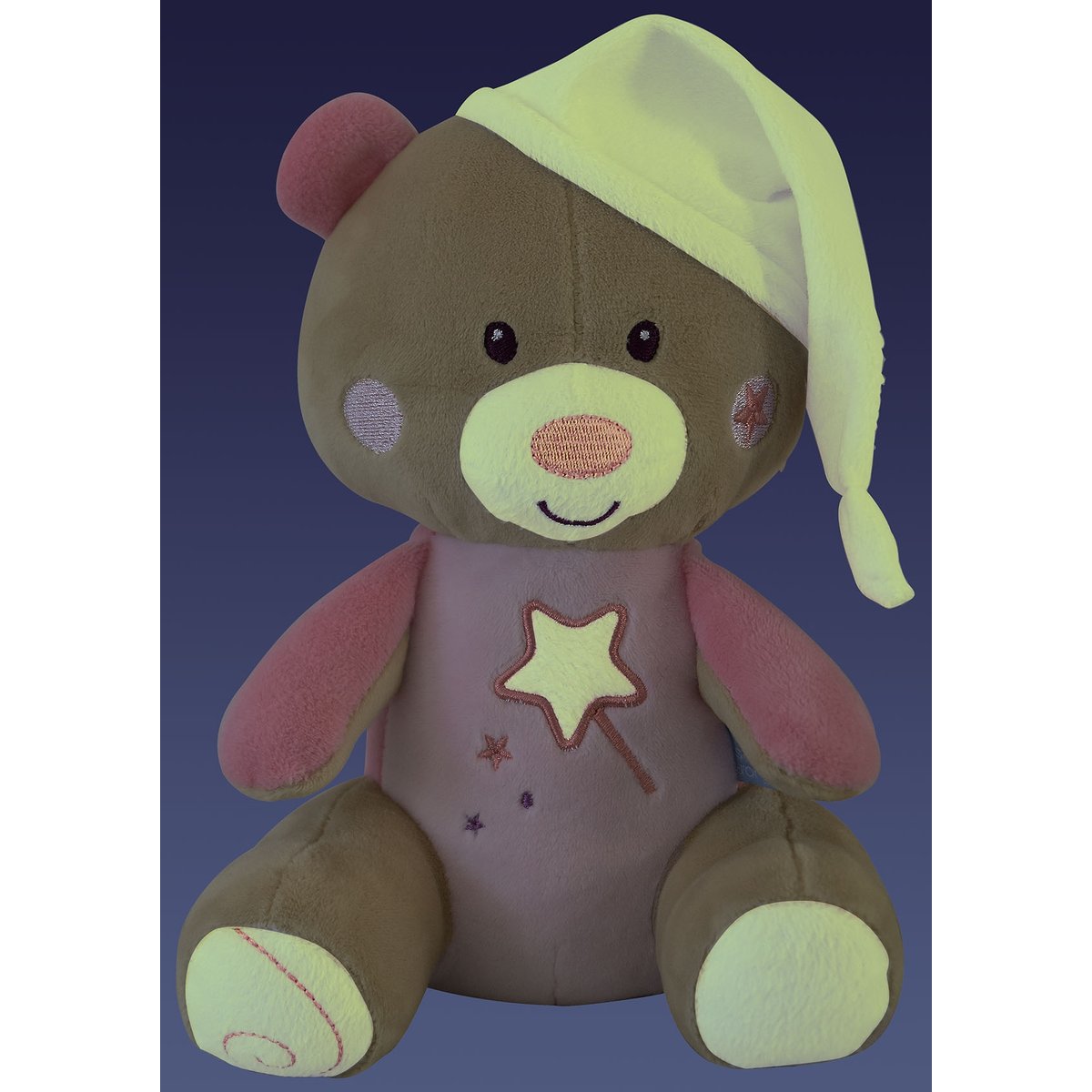 Doudou magidoux ours rose, SUCRE D'ORGE