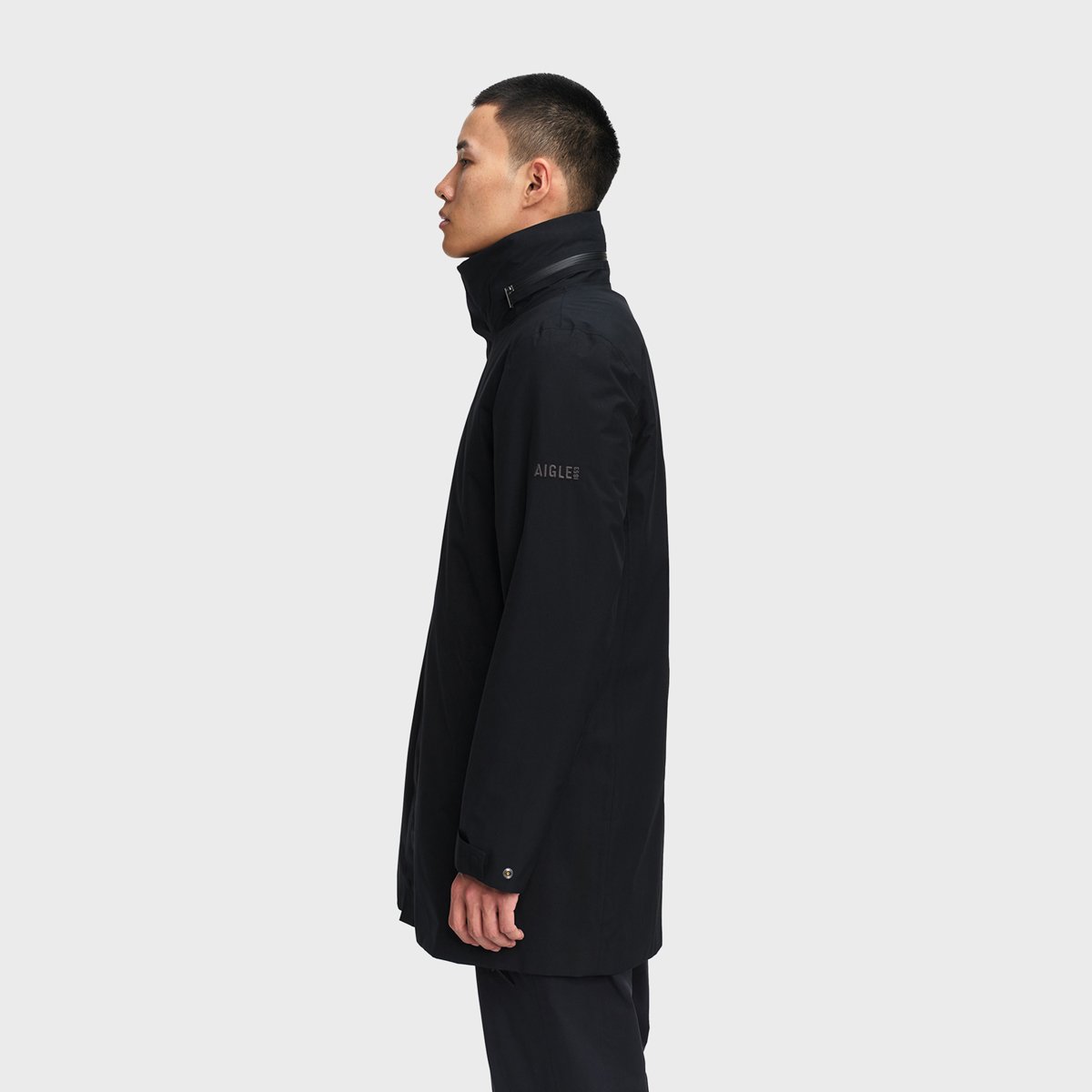 Parka à capuche GORE-TEX noir, AIGLE