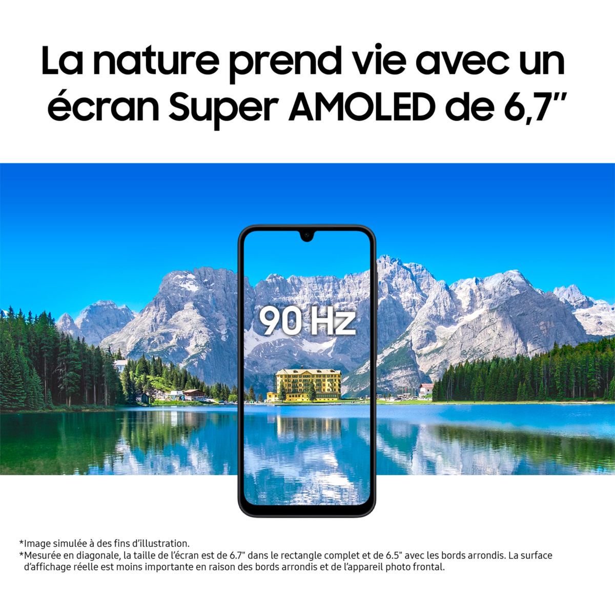 Smartphone Galaxy A17 128Go Gris 5G couleur unique, SAMSUNG