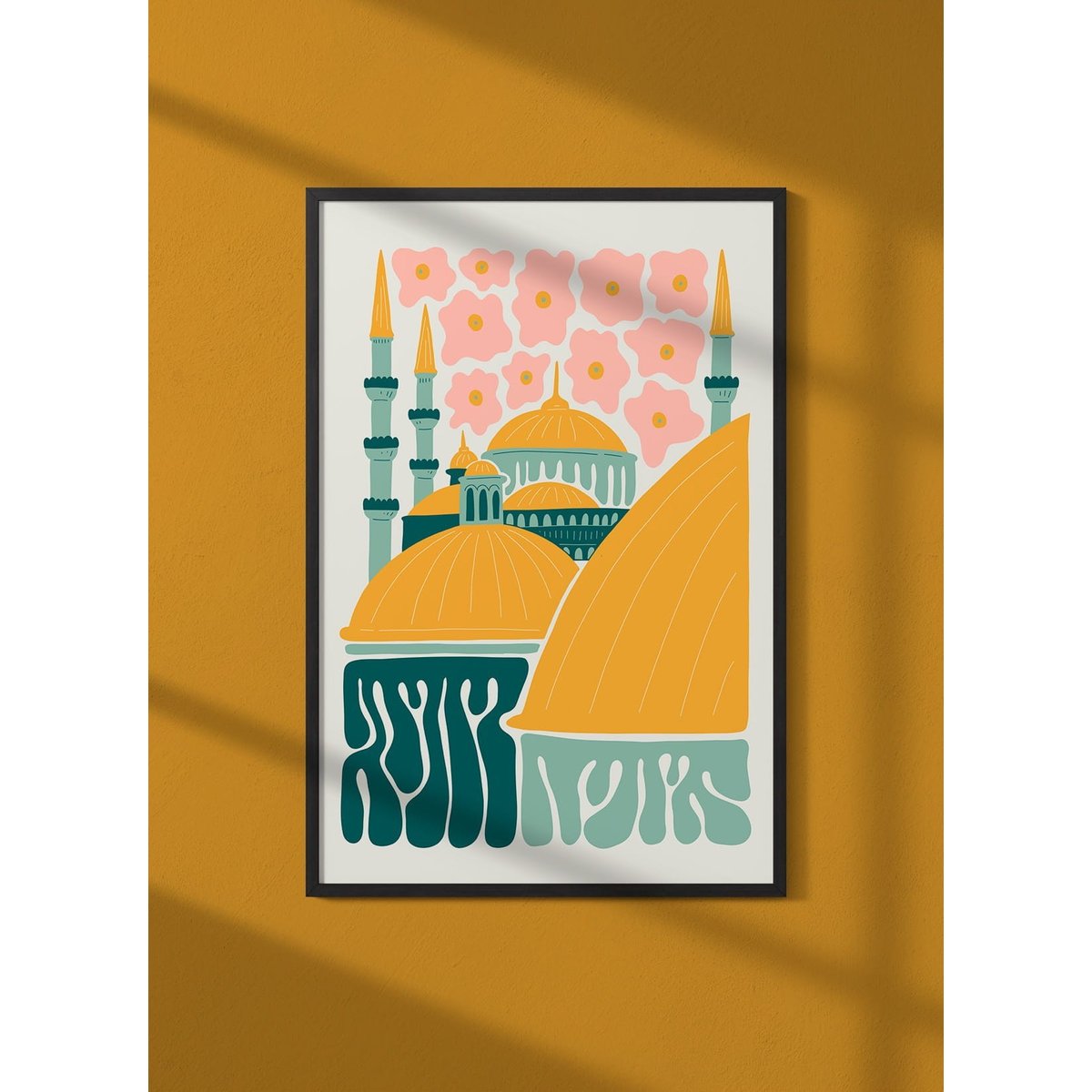 Affiche Istanbul Sainte-Sophie blanc, L'AFFICHERIE